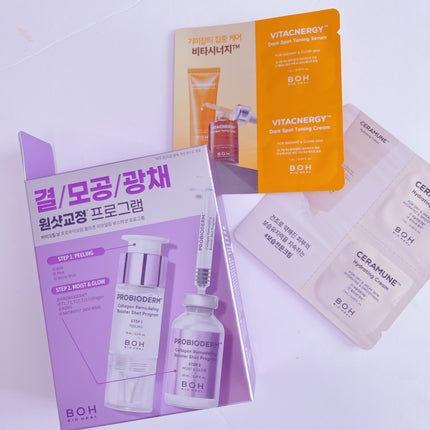 プロバイオダーム™ コラーゲン リモデリング ブースターショット プログラム/BIOHEAL BOH/美容液を使ったクチコミ(1枚目)