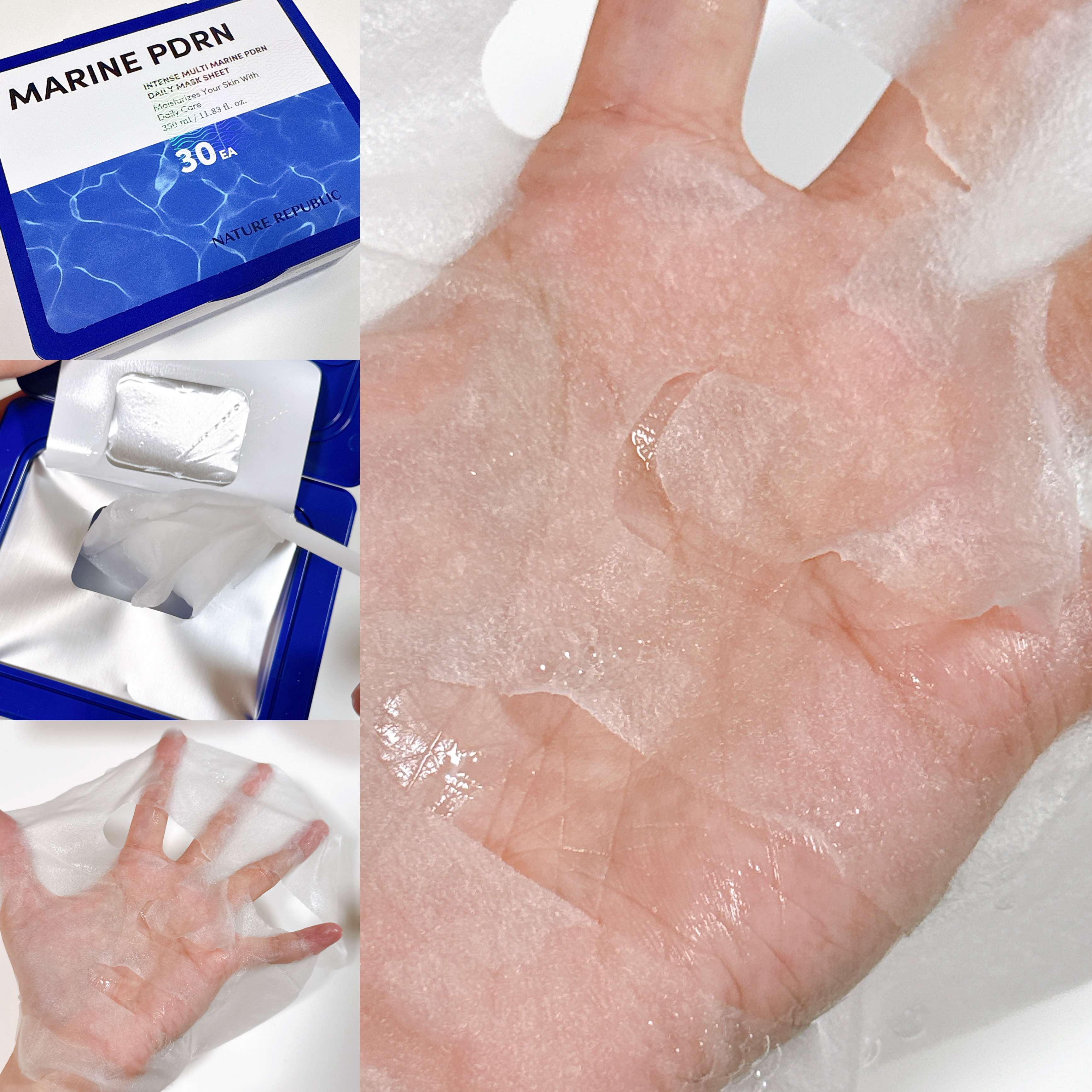 マリンPDRNデイリーシートマスク/ネイチャーリパブリック/シートマスク・パックを使ったクチコミ（3枚目）