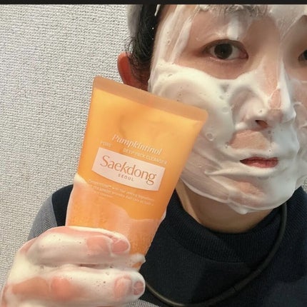 PUMPKINTINOL パッククレンザー/Saekdong SEOUL/洗顔フォームを使ったクチコミ(4枚目)