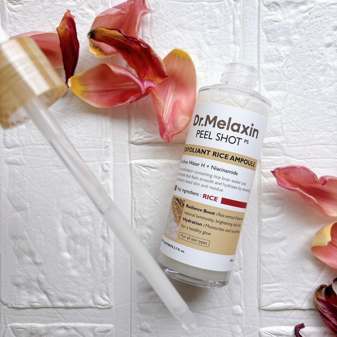 白米ピールショットゴマージュアンプル/Dr.Melaxin/美容液を使ったクチコミ(8枚目)