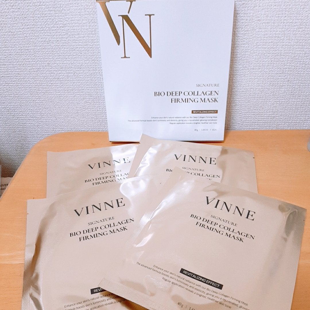シグニチャーバイオディープコラーゲンファーミングマスク/VINNE /シートマスク・パックを使ったクチコミ(1枚目)