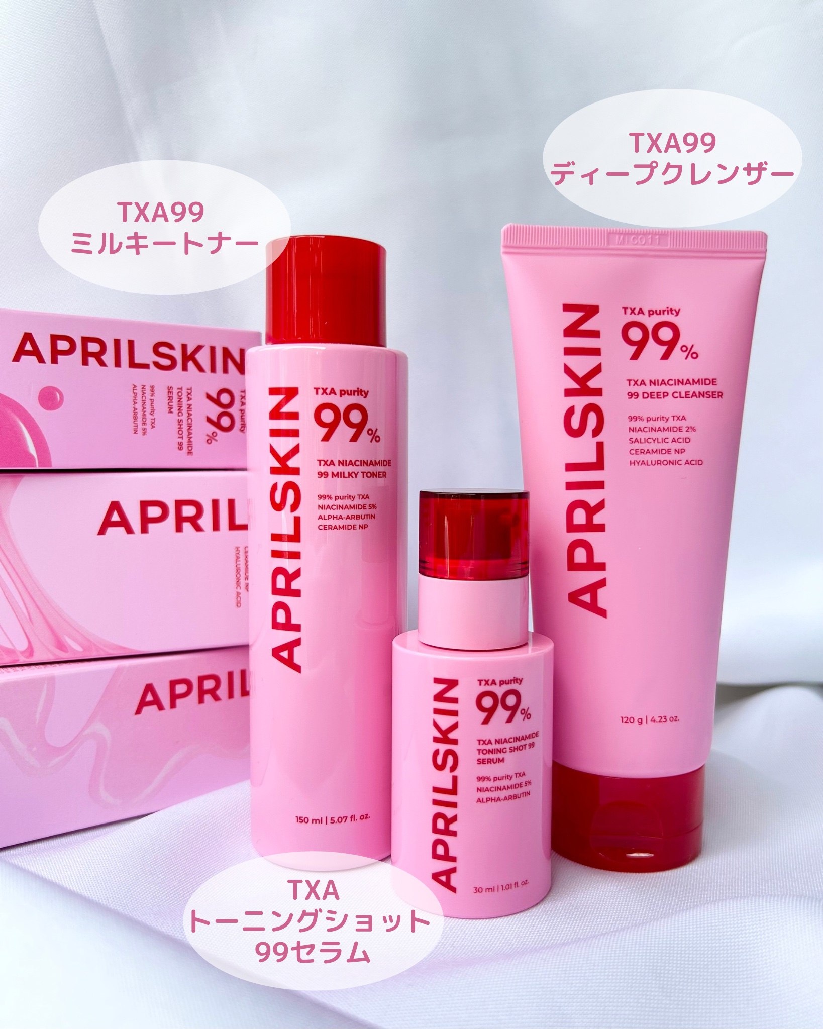 TXA99ミルキートナー/APRILSKIN/化粧水を使ったクチコミ（2枚目）