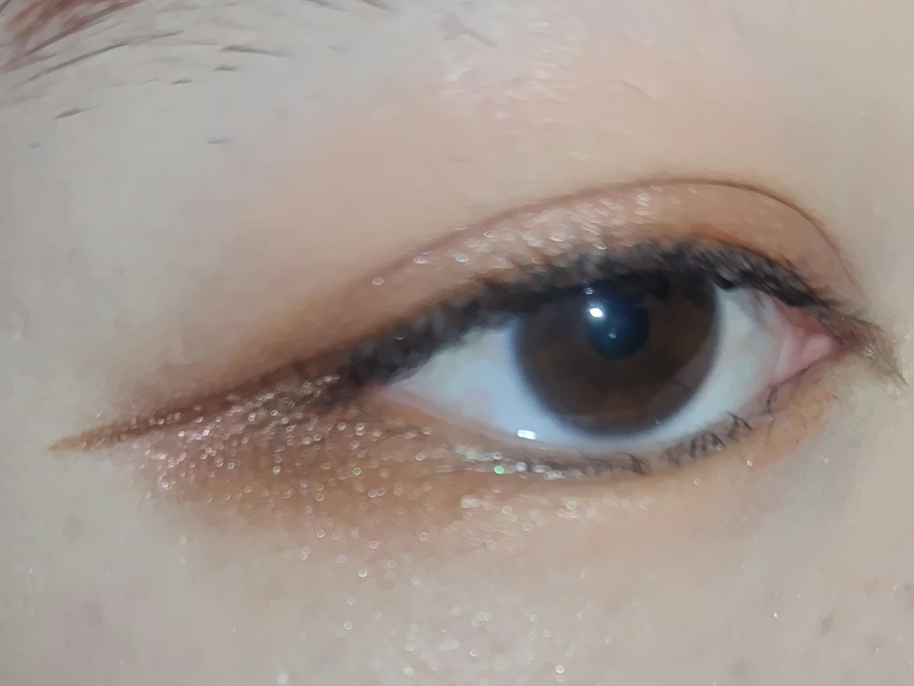 リキッド グリッター シャドウ/rom&nd/グリッターを使ったクチコミ（2枚目）