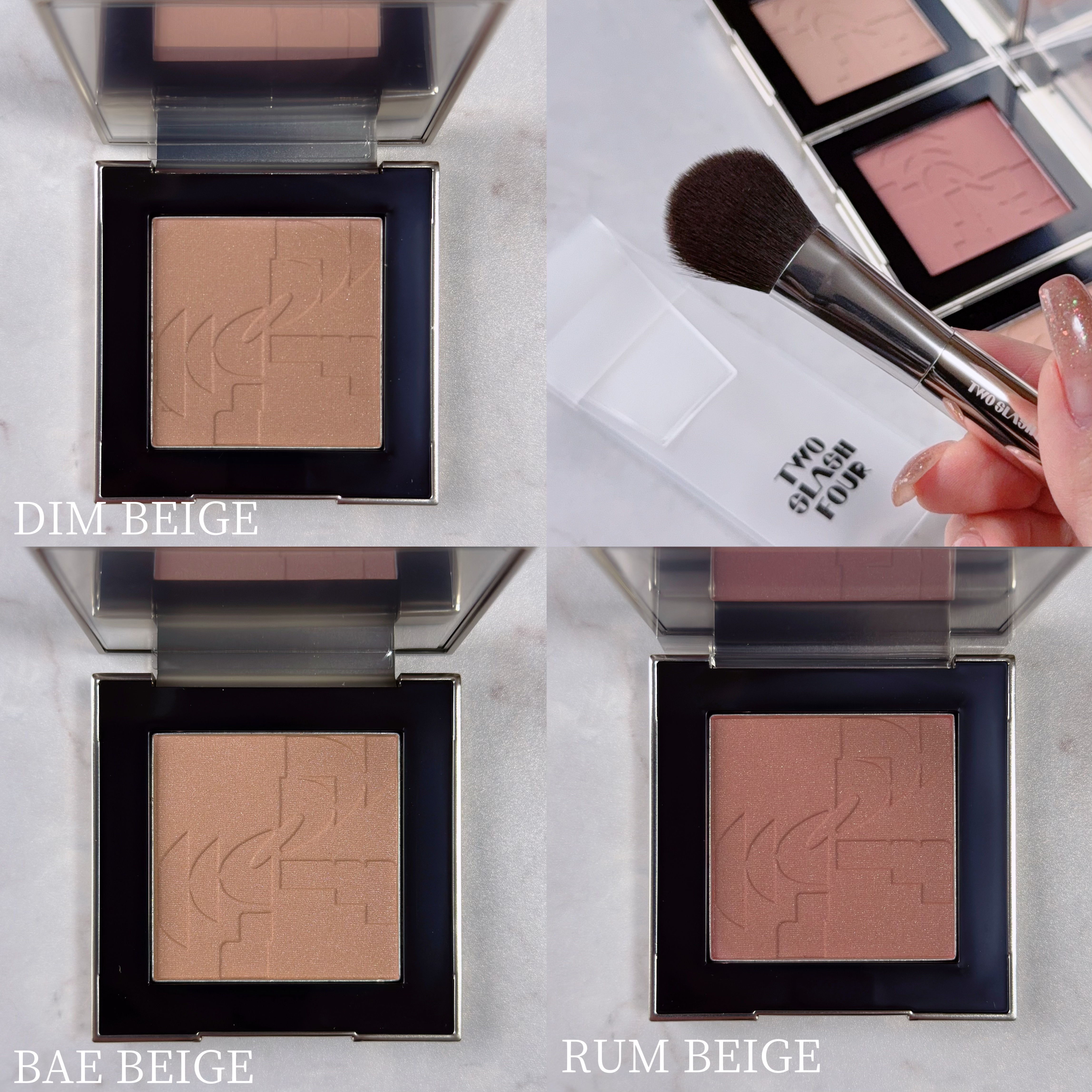 オールオーバーフェイスブラッシュ/TWO SLASH FOUR/パウダーチークを使ったクチコミ（2枚目）