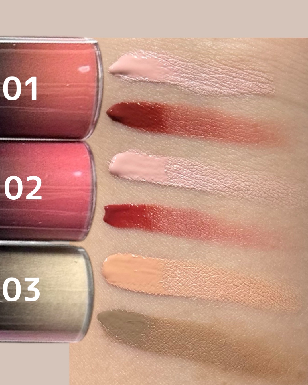 マルチスティック ハイライト ＆ チーク/PERFECT DIARY/リキッドチークを使ったクチコミ（2枚目）