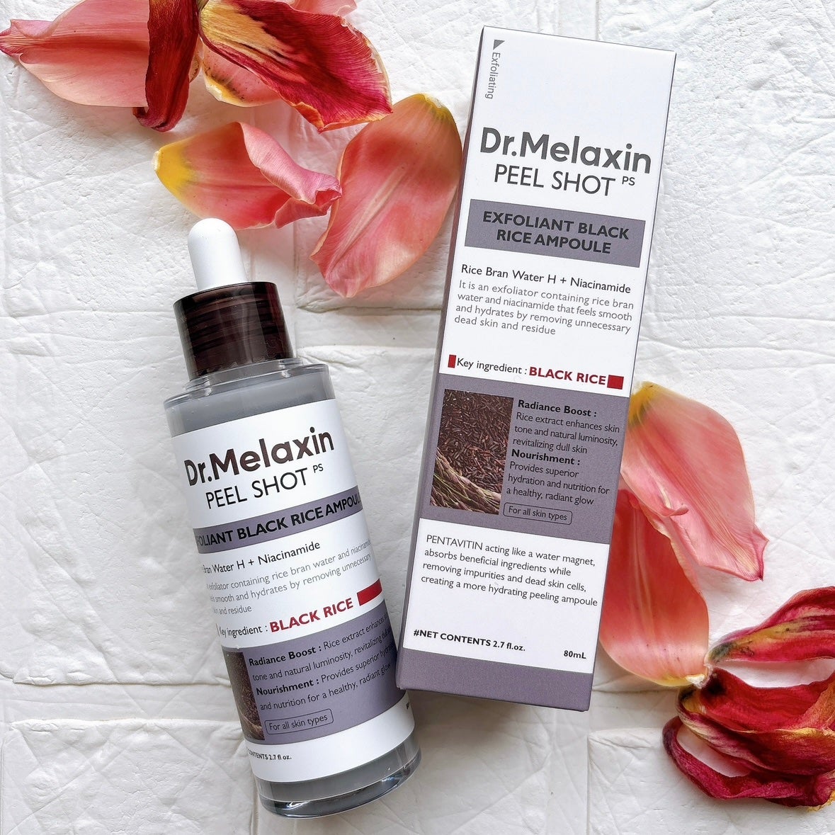 白米ピールショットゴマージュアンプル/Dr.Melaxin/美容液を使ったクチコミ(3枚目)