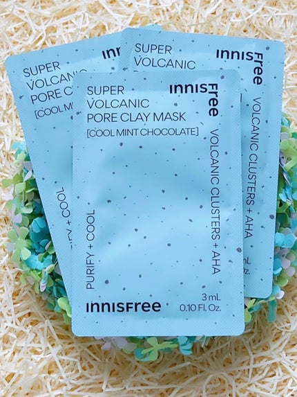 スーパーヴォルカニック ポア クレイマスク クールミントチョコレート/innisfree/洗い流すパック・マスクを使ったクチコミ(1枚目)