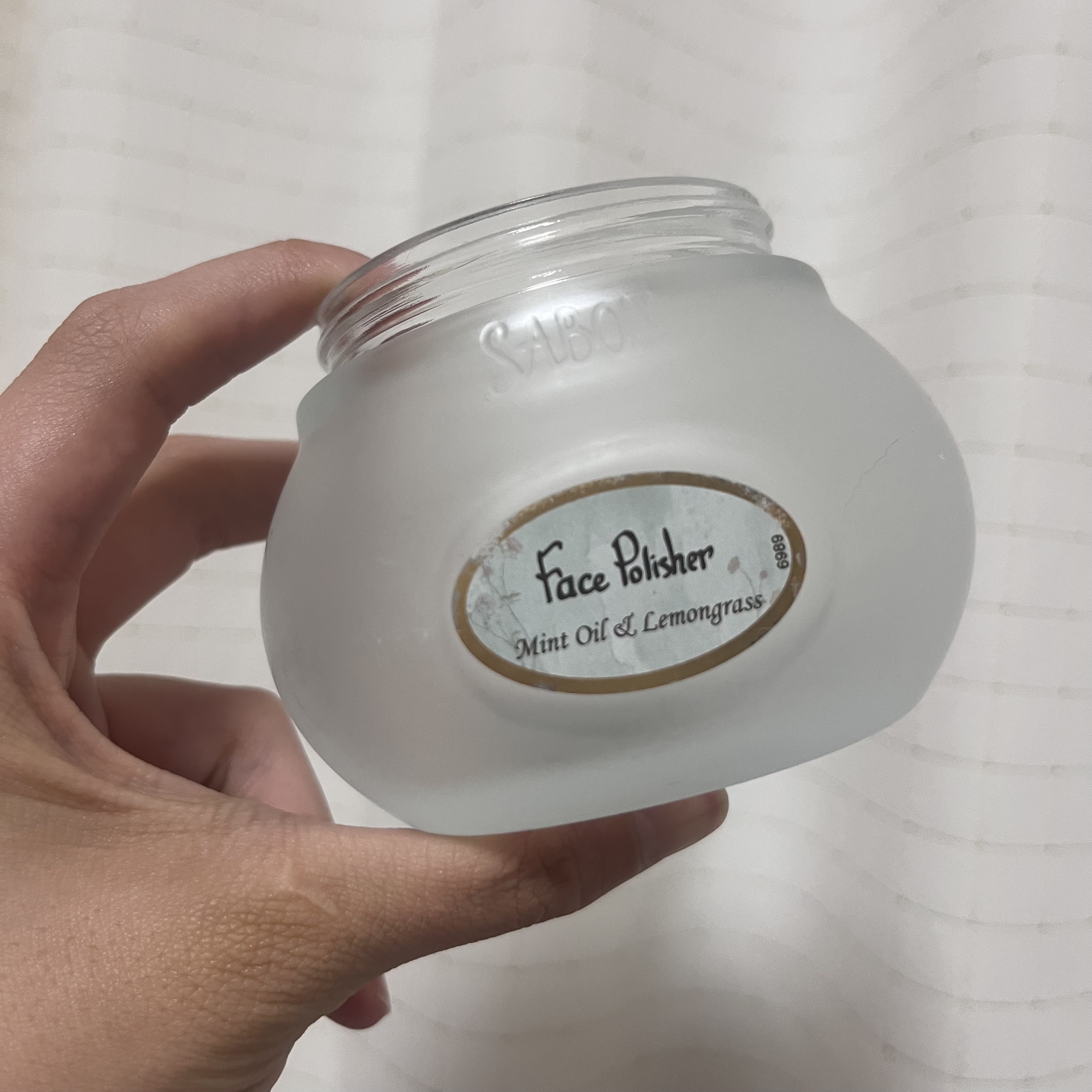 フェイスポリッシャー リフレッシング（ミント） 200ml/SABON/スクラブ・ゴマージュを使ったクチコミ（1枚目）