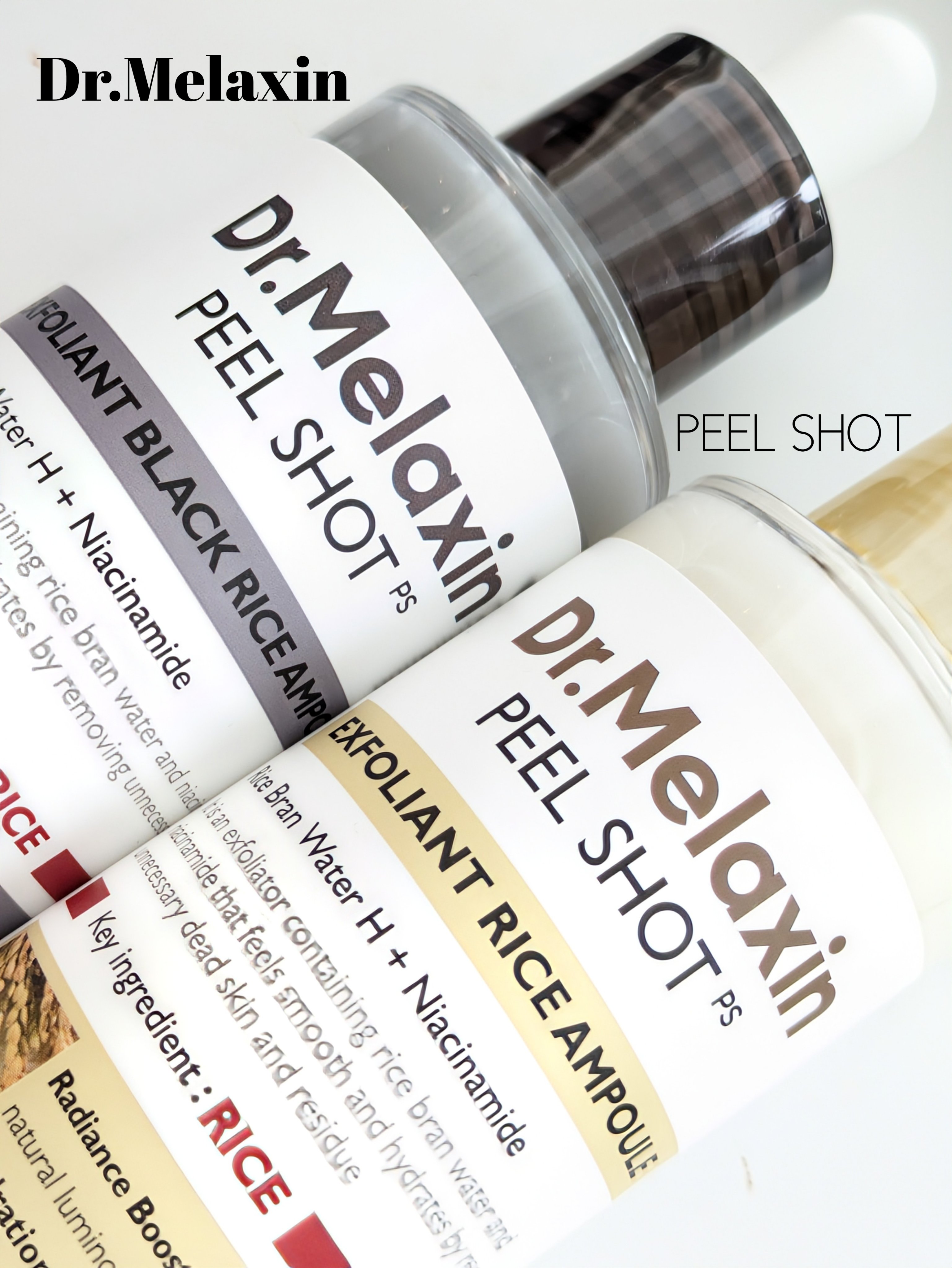 白米ピールショットゴマージュアンプル/Dr.Melaxin/美容液を使ったクチコミ（2枚目）