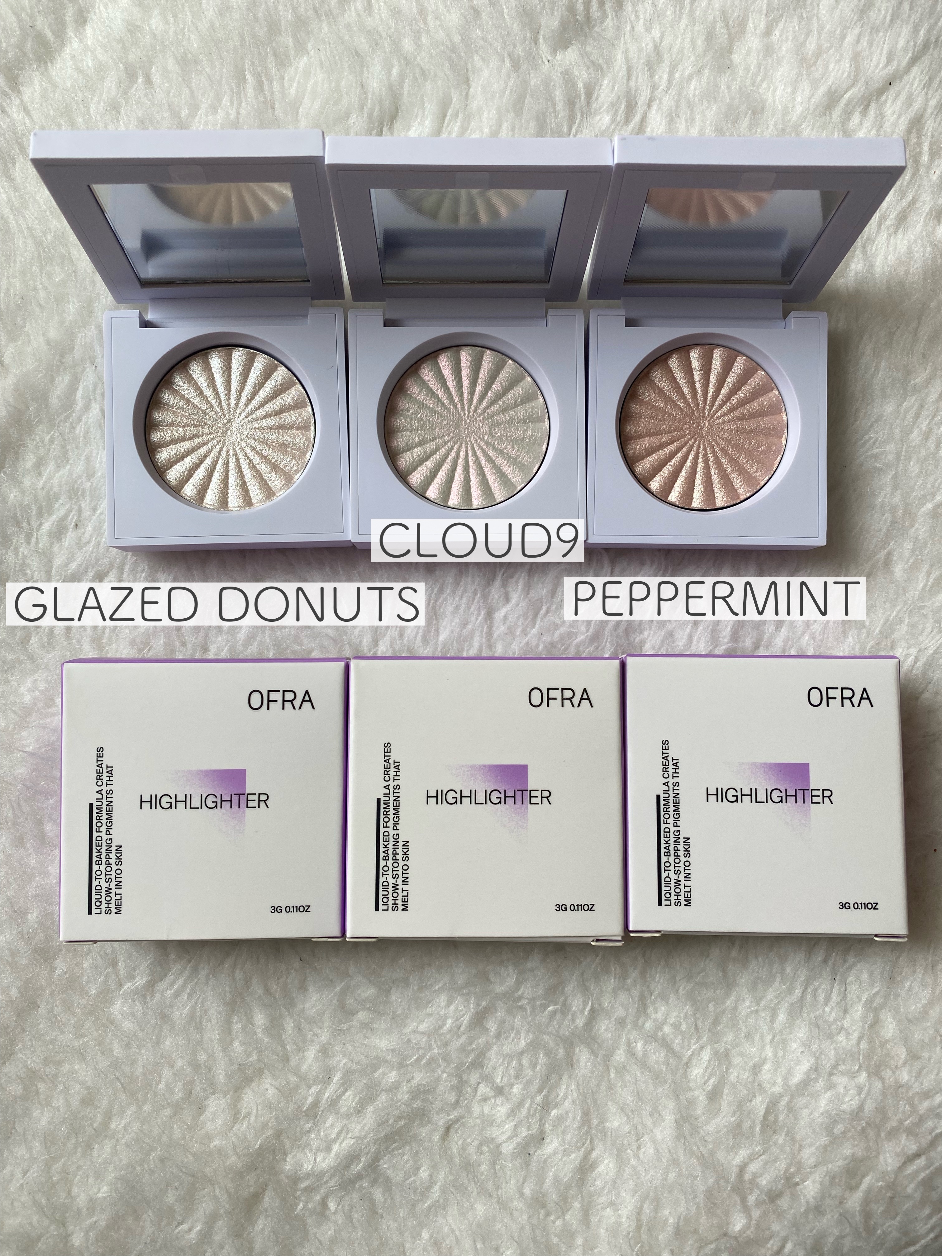 OFRA mini Highlighter/Ofra Cosmetics/パウダーハイライトを使ったクチコミ（2枚目）