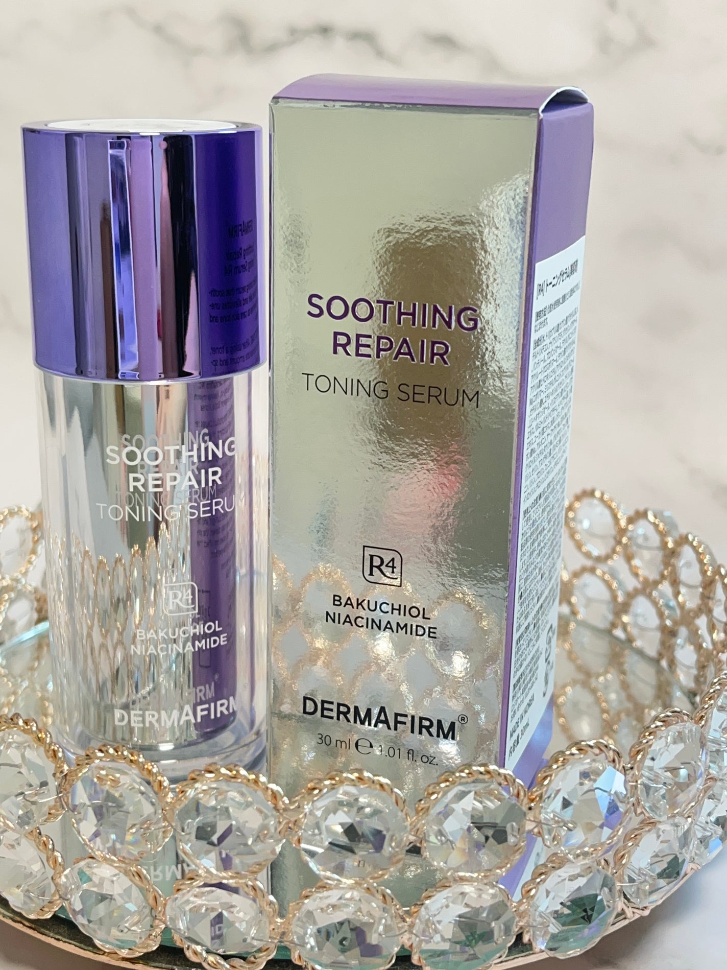 SOOTHING REPAIR TONING SERUM R4/ダーマファーム/美容液を使ったクチコミ(4枚目)