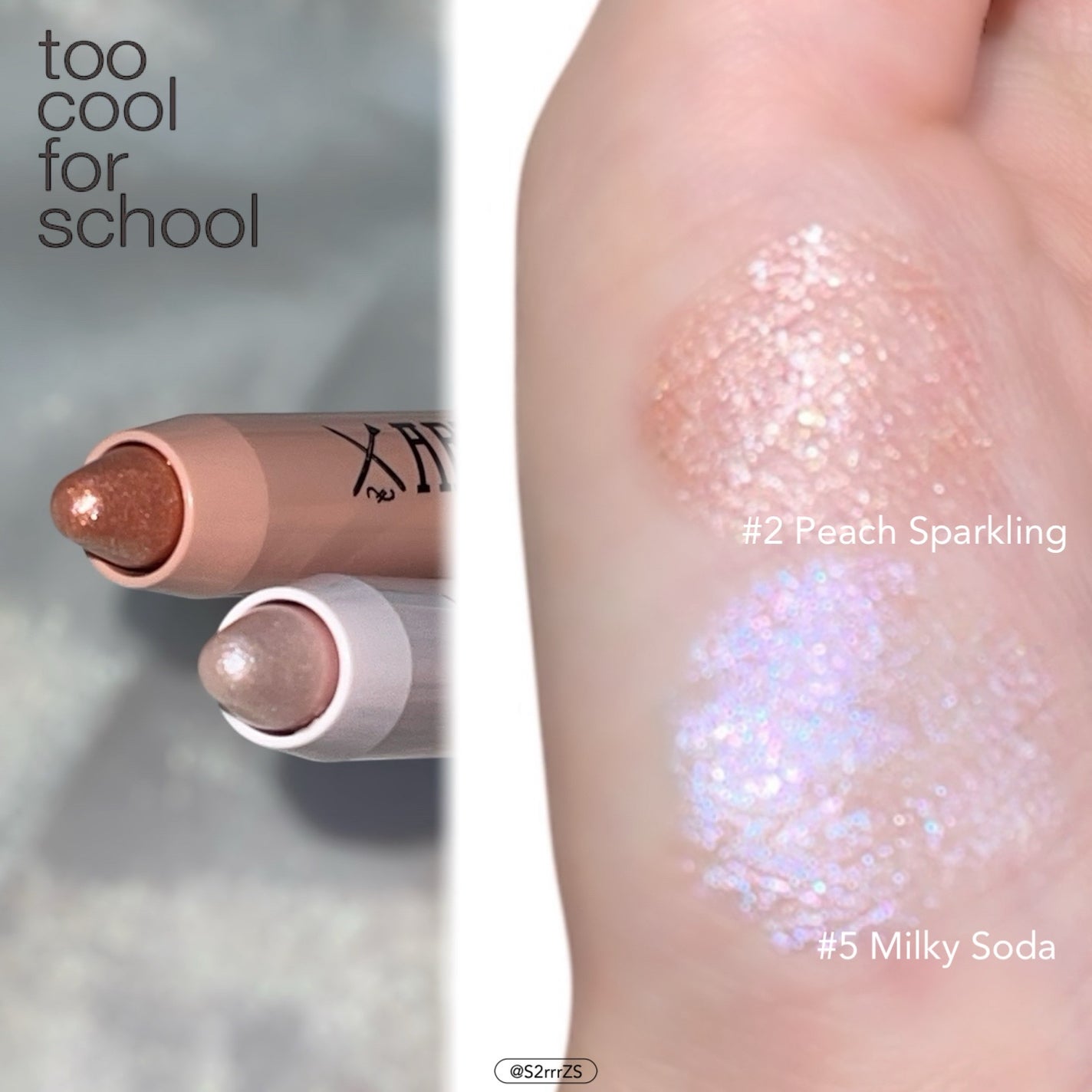 アートクラス アイグリッツ/too cool for school/スティックアイシャドウを使ったクチコミ(2枚目)