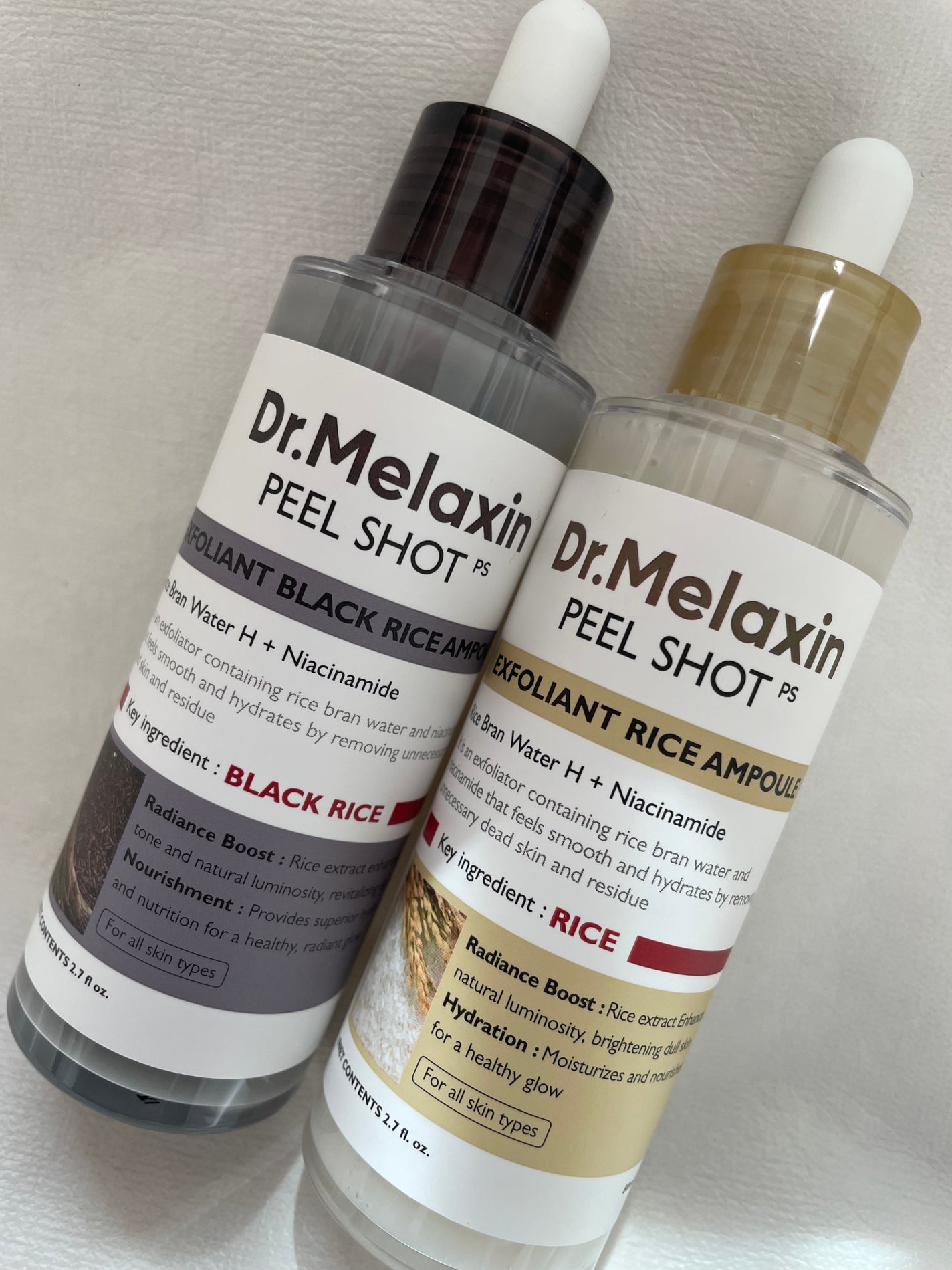 白米ピールショットゴマージュアンプル/Dr.Melaxin/美容液を使ったクチコミ(4枚目)