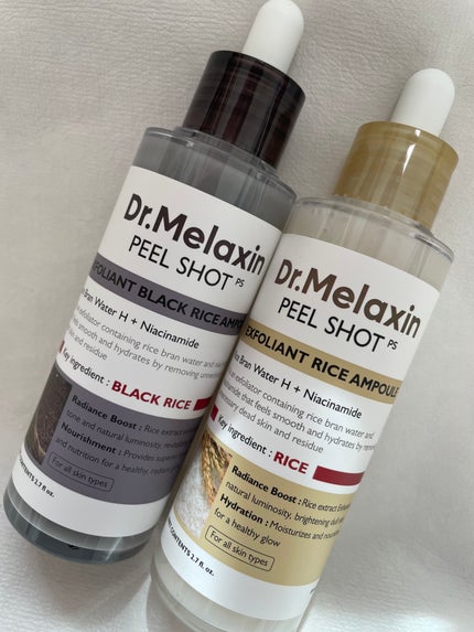 白米ピールショットゴマージュアンプル/Dr.Melaxin/美容液を使ったクチコミ(4枚目)