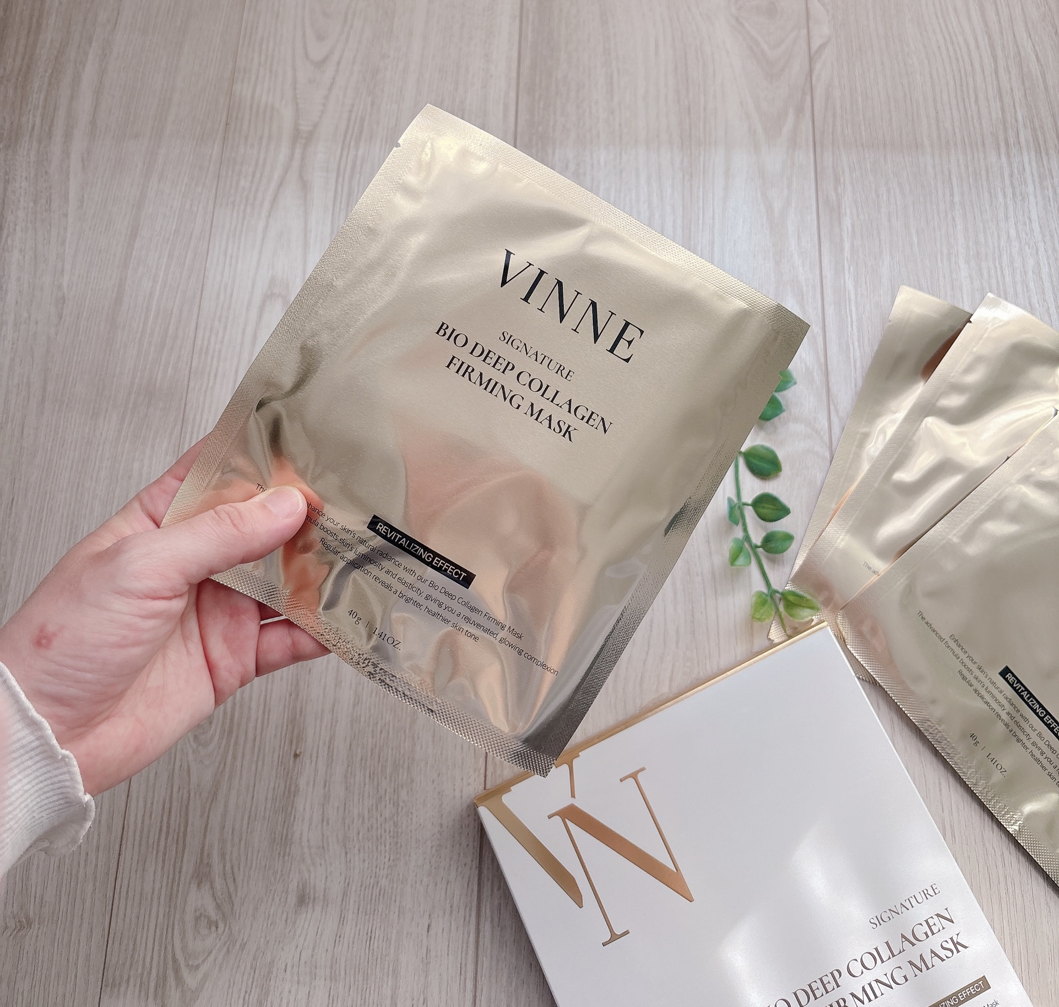 シグニチャーバイオディープコラーゲンファーミングマスク/VINNE /シートマスク・パックを使ったクチコミ（2枚目）