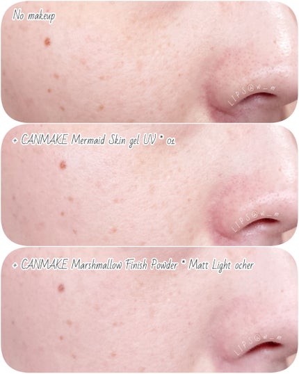 マシュマロフィニッシュパウダー/キャンメイク/プレストパウダーを使ったクチコミ(2枚目)