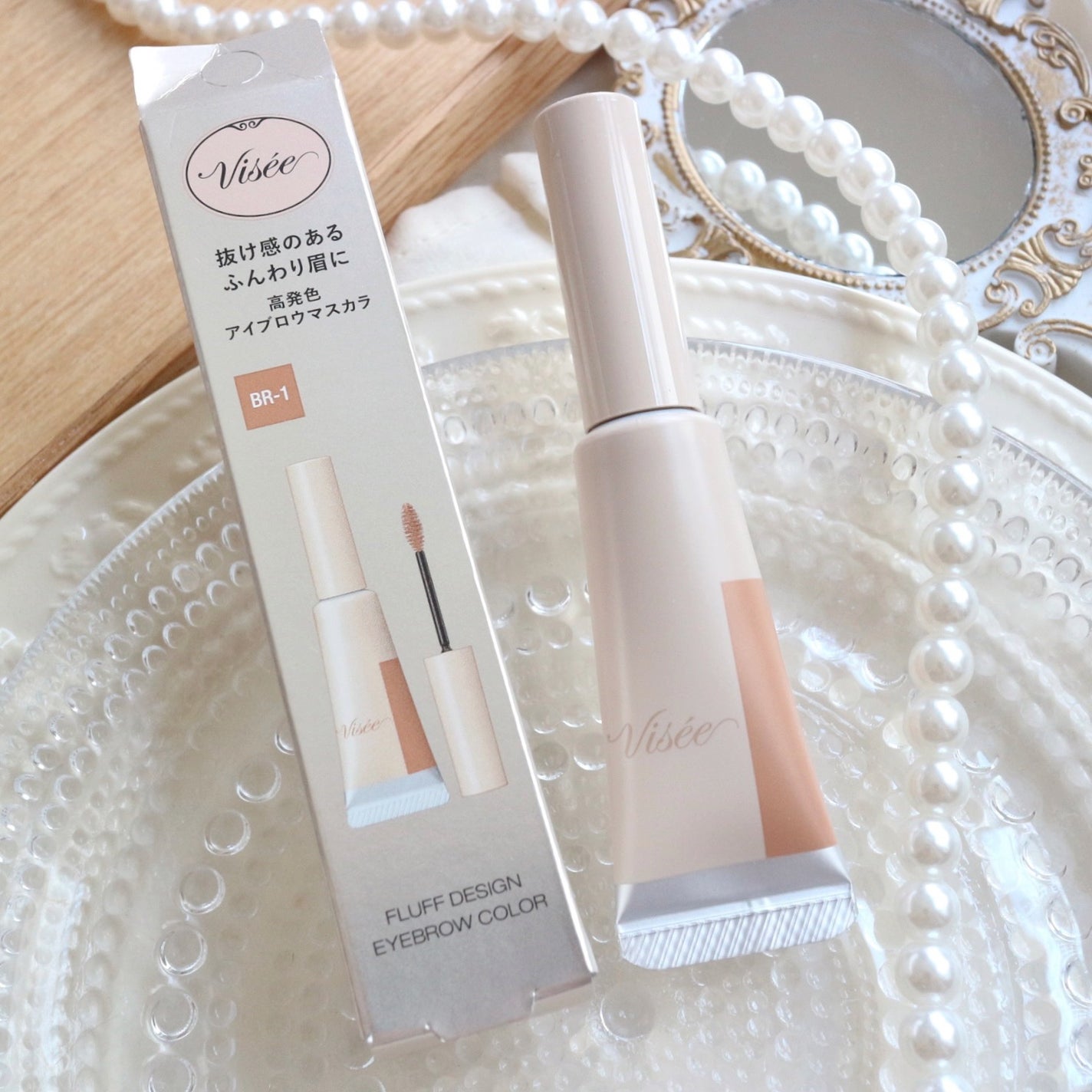 フラッフデザイン アイブロウカラー/Visée/眉マスカラを使ったクチコミ(7枚目)