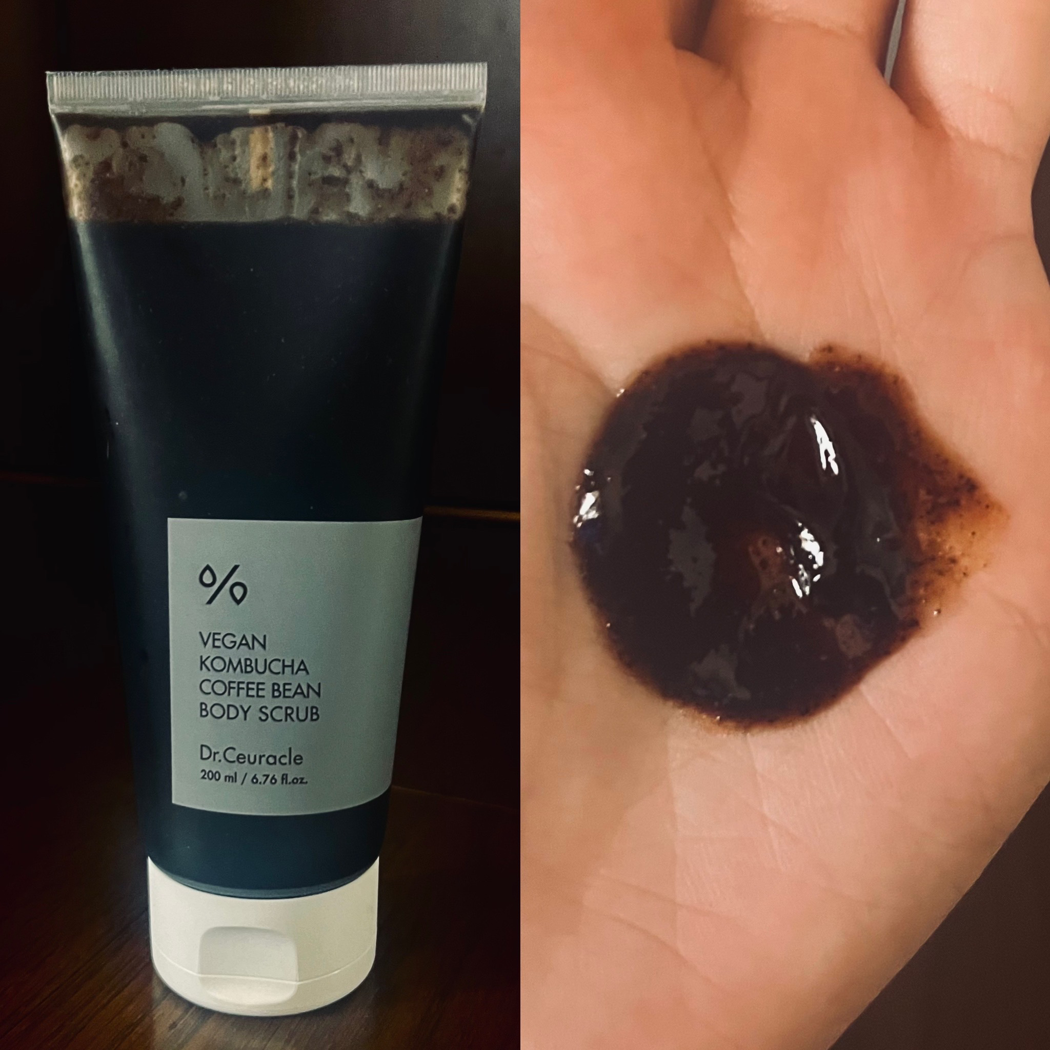 Vegan Kombucha Coffee Bean Body Scrub/Dr.Ceuracle/ボディスクラブを使ったクチコミ（1枚目）