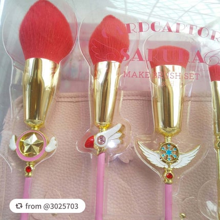 カードキャプターさくら 専用収納ポーチ&メイクブラシ6本セット/SHOBIDO/メイクブラシを使ったクチコミ(4枚目)