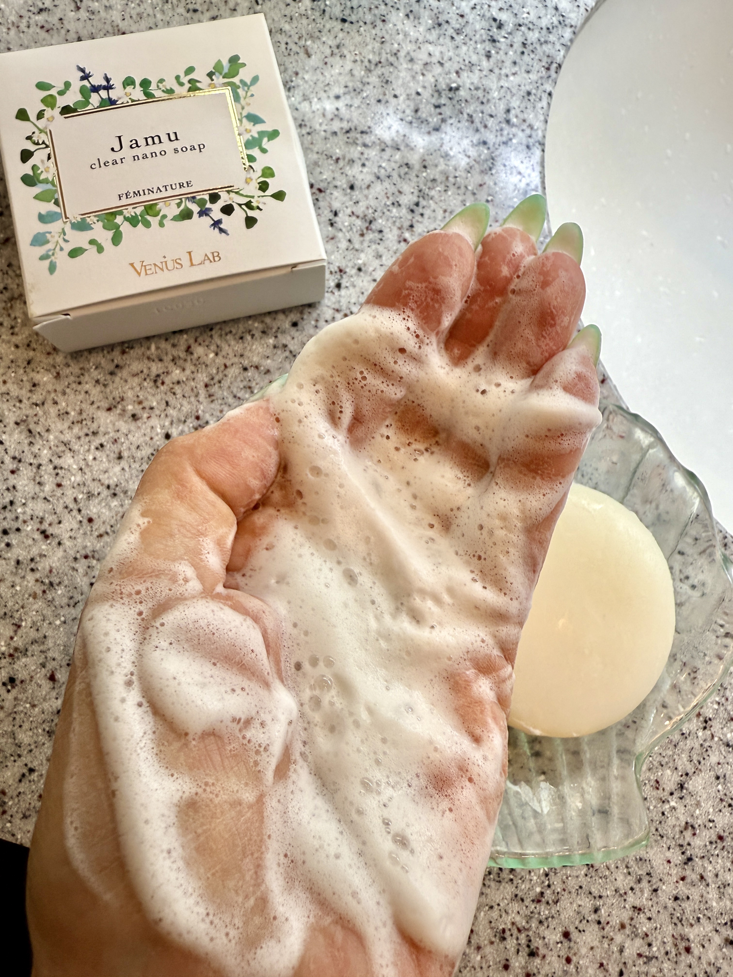 フェミナチュール ジャムウクリアナノソープ/ヴィーナスラボ/デリケートゾーンケアを使ったクチコミ（1枚目）