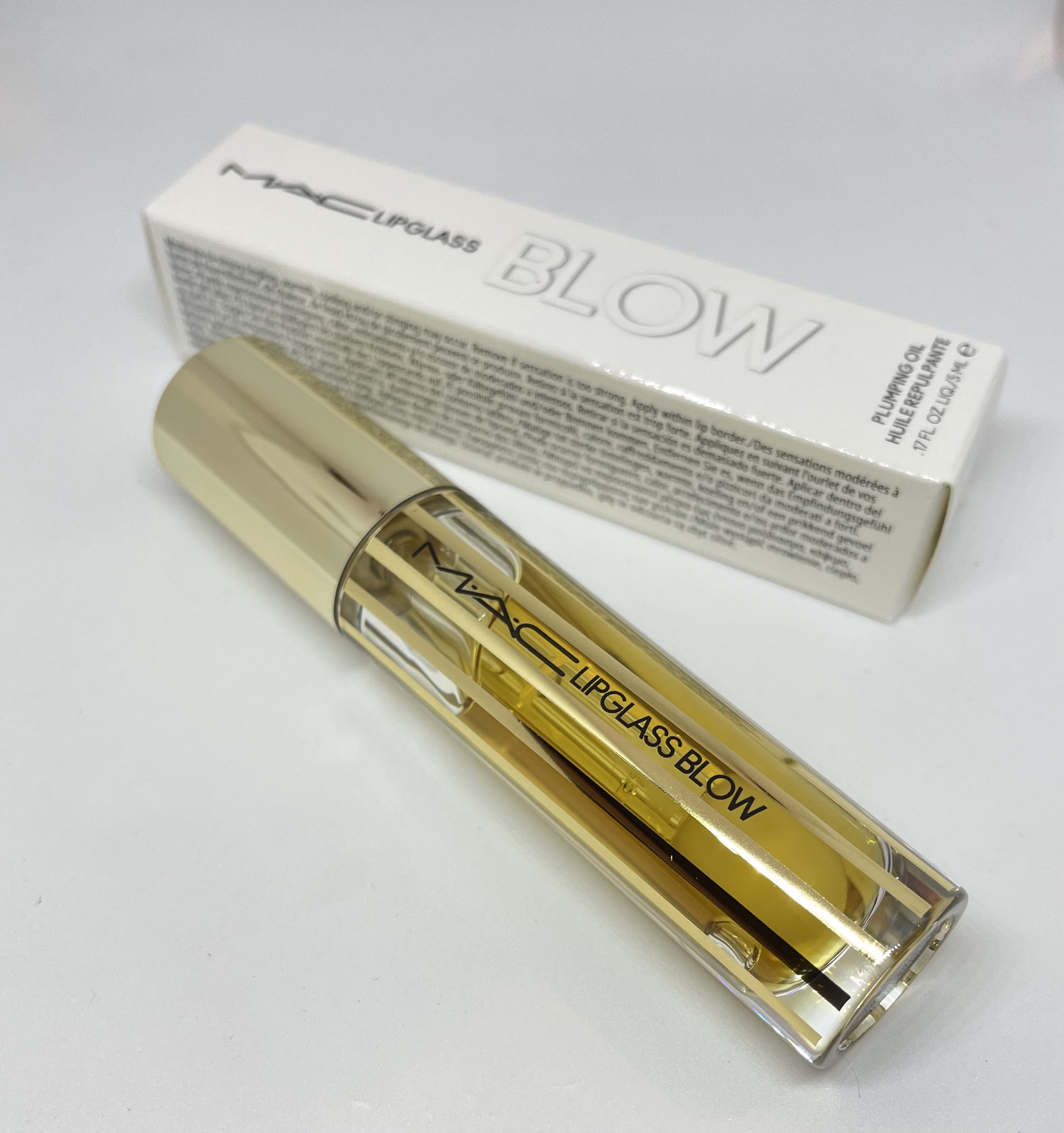 リップガラス ブロウ ジンジャ ジンガー（クリア）/M・A・C/リッププランパーを使ったクチコミ（2枚目）