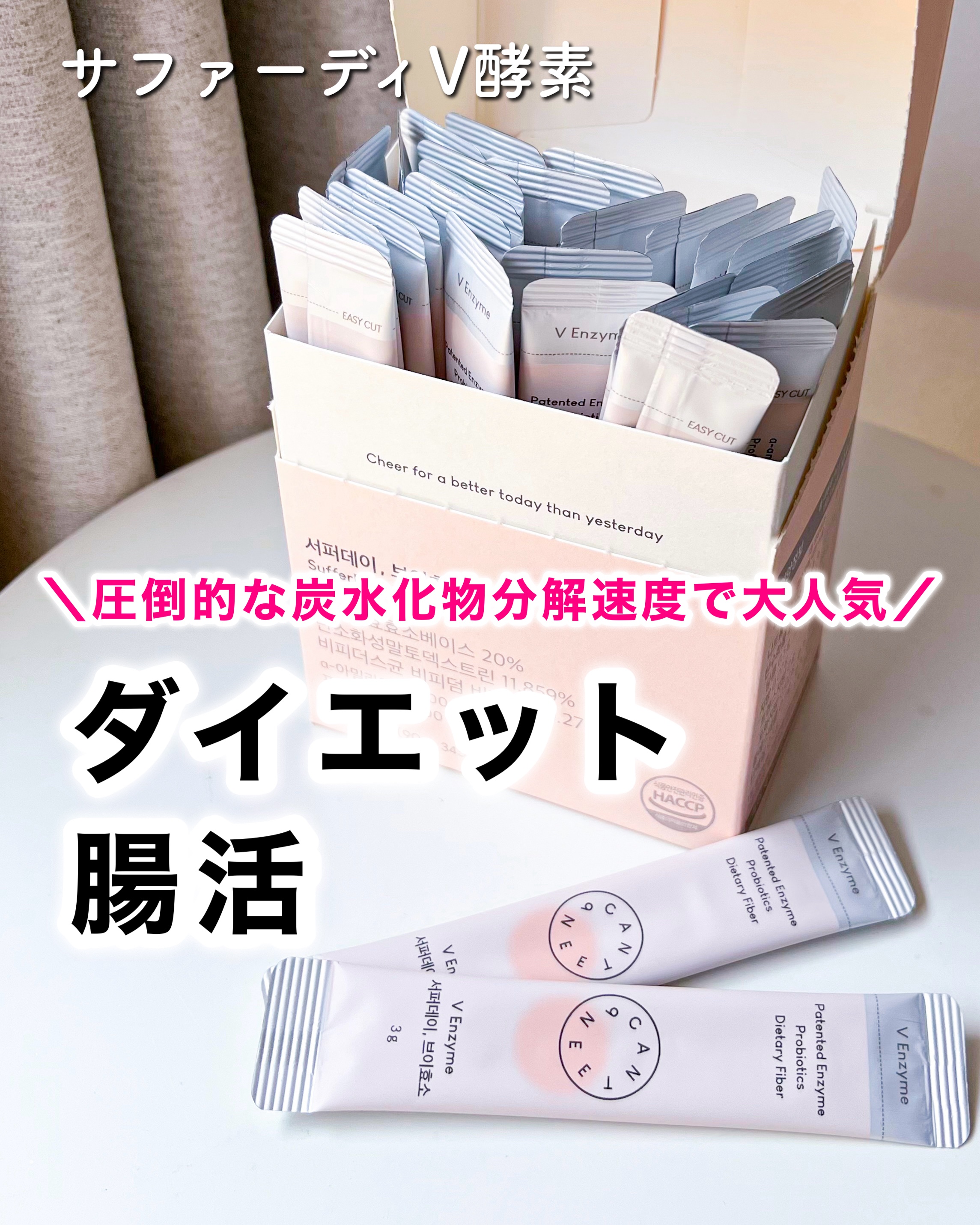 サファーデイ V酵素/canteen9/ボディサプリメントを使ったクチコミ（1枚目）