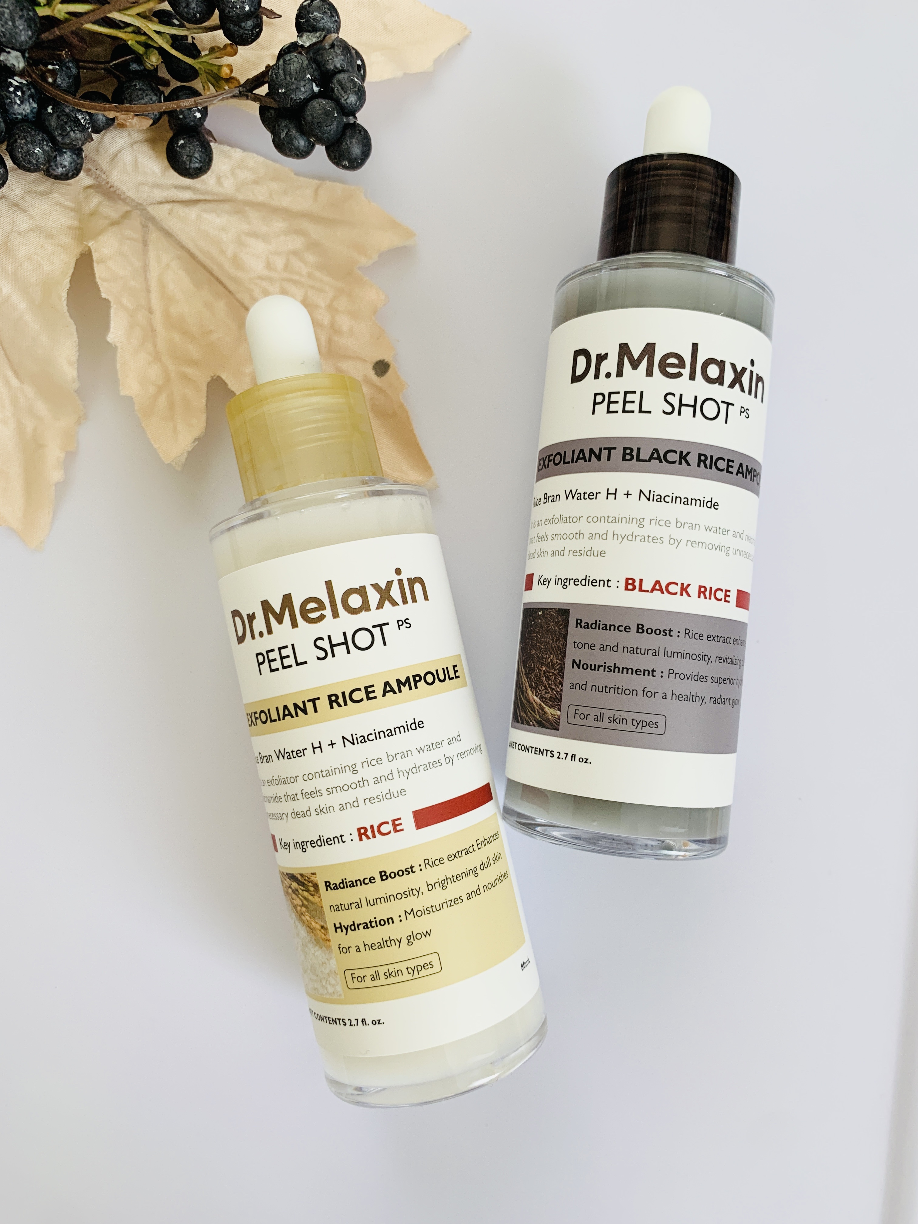 白米ピールショットゴマージュアンプル/Dr.Melaxin/美容液を使ったクチコミ（1枚目）