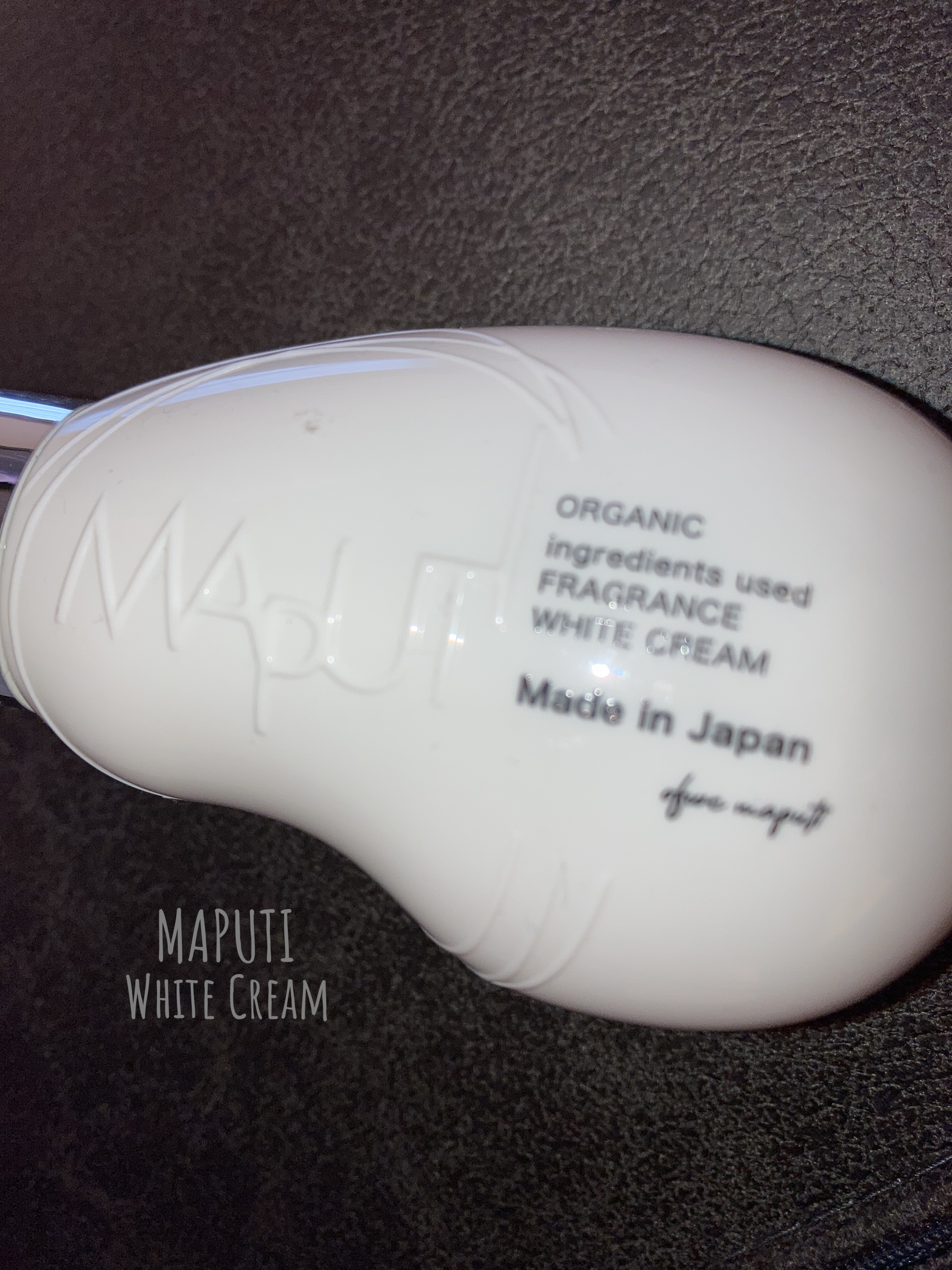 オーガニックフレグランスホワイトクリーム/MAPUTI/デリケートゾーンケアを使ったクチコミ（1枚目）