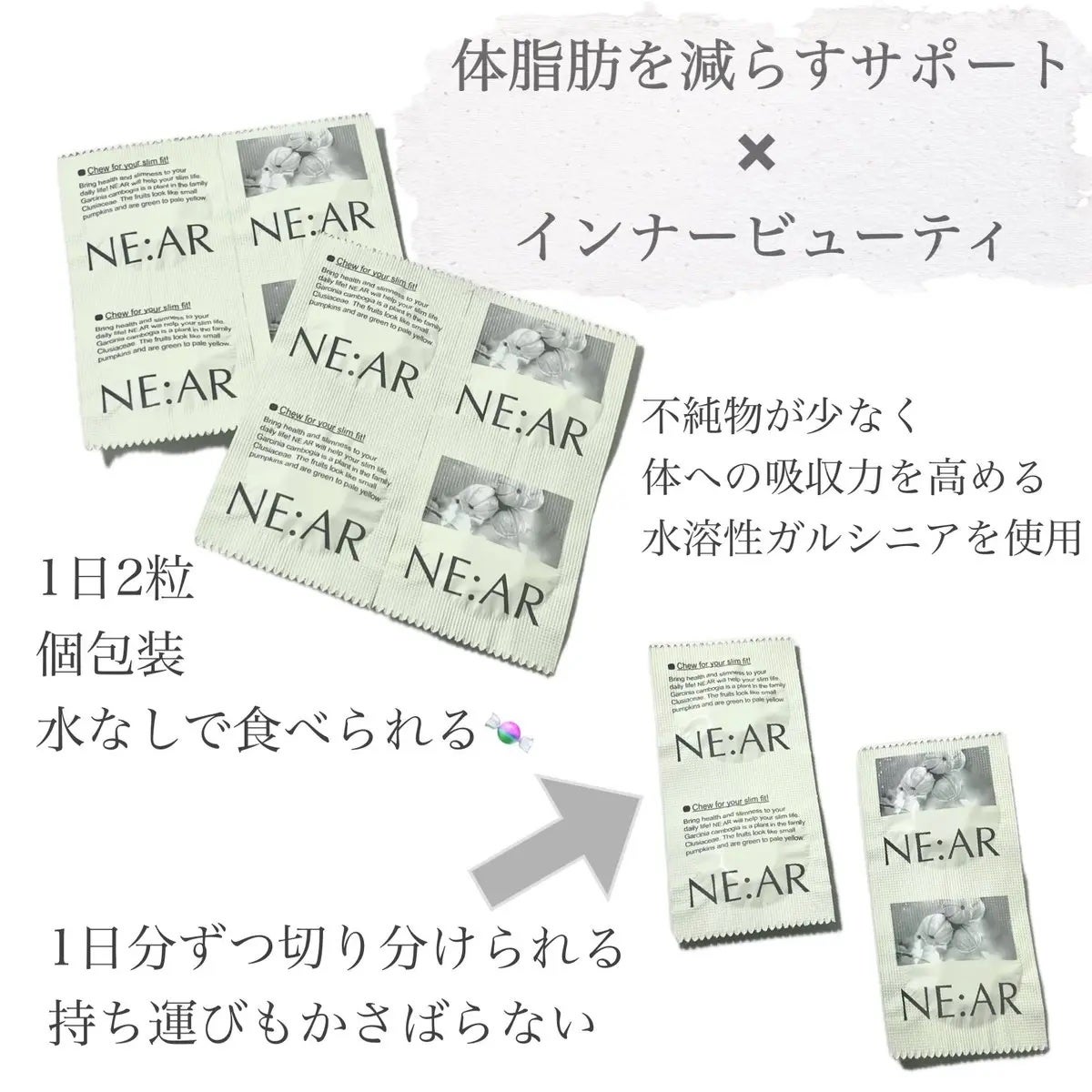 ガルシニア/NE:AR/ボディサプリメントを使ったクチコミ(2枚目)