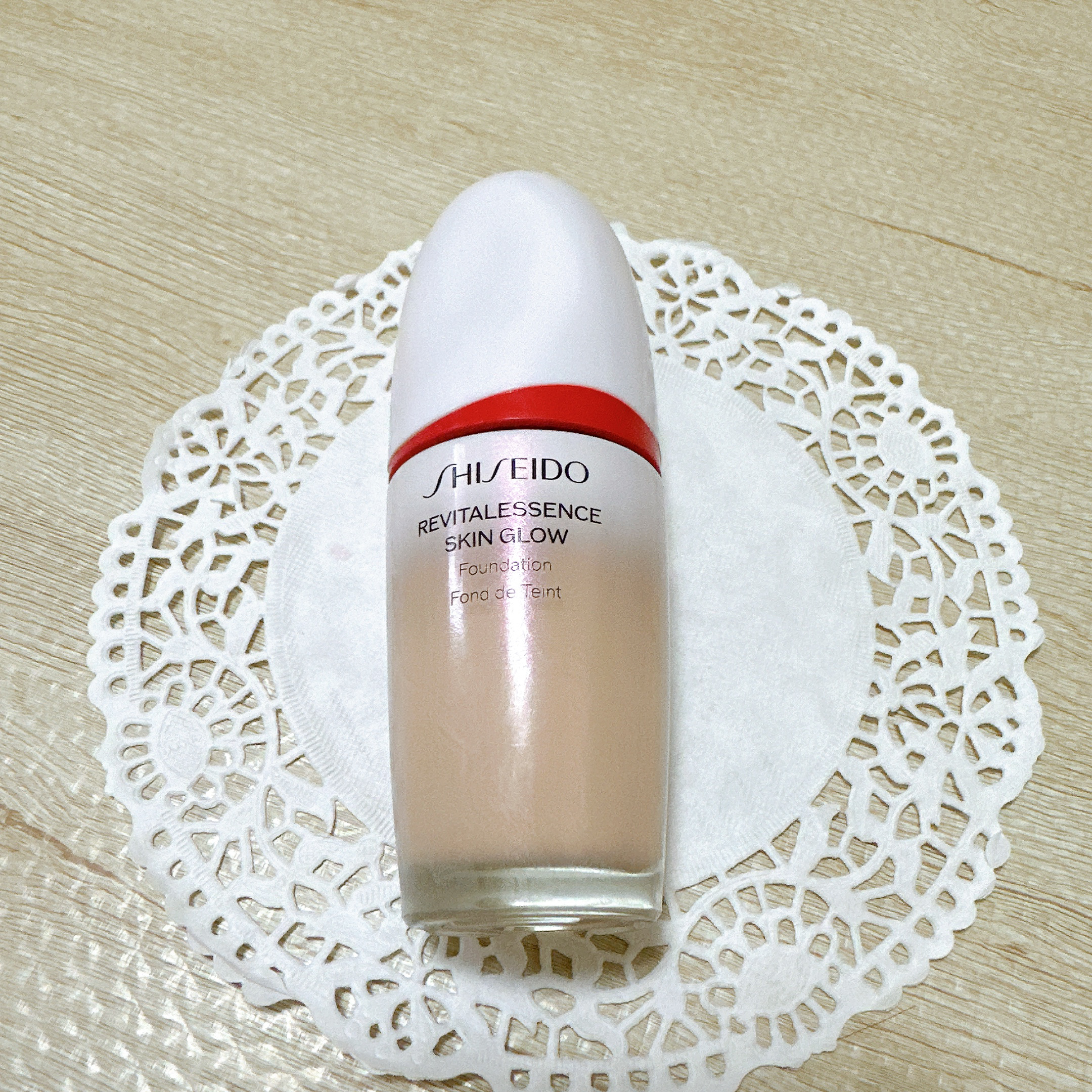 エッセンス スキングロウ ファンデーション 240 Quartz/SHISEIDO/リキッドファンデーションを使ったクチコミ（2枚目）