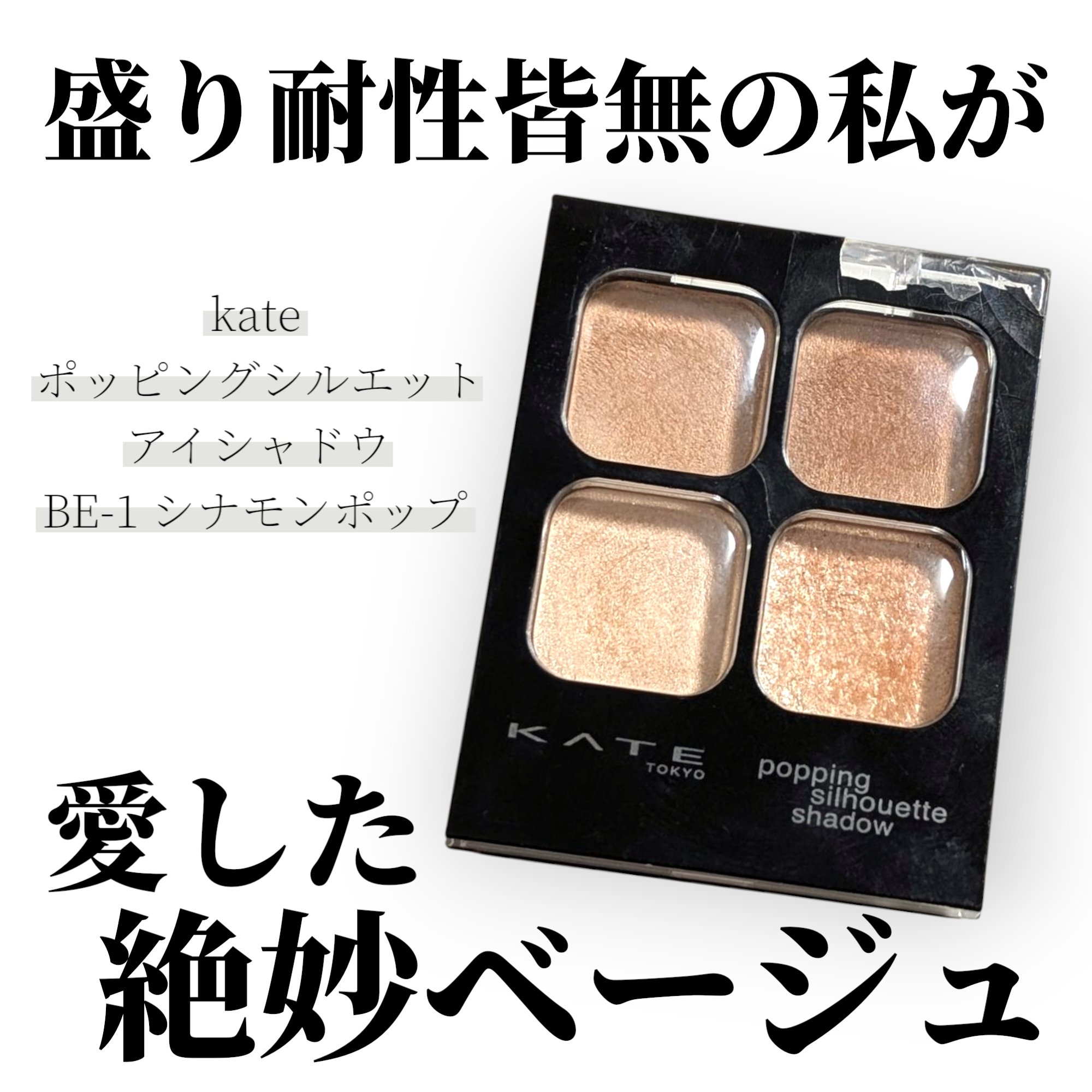 ケイト ポッピングシルエットシャドウ/KATE/アイシャドウパレットを使ったクチコミ（1枚目）
