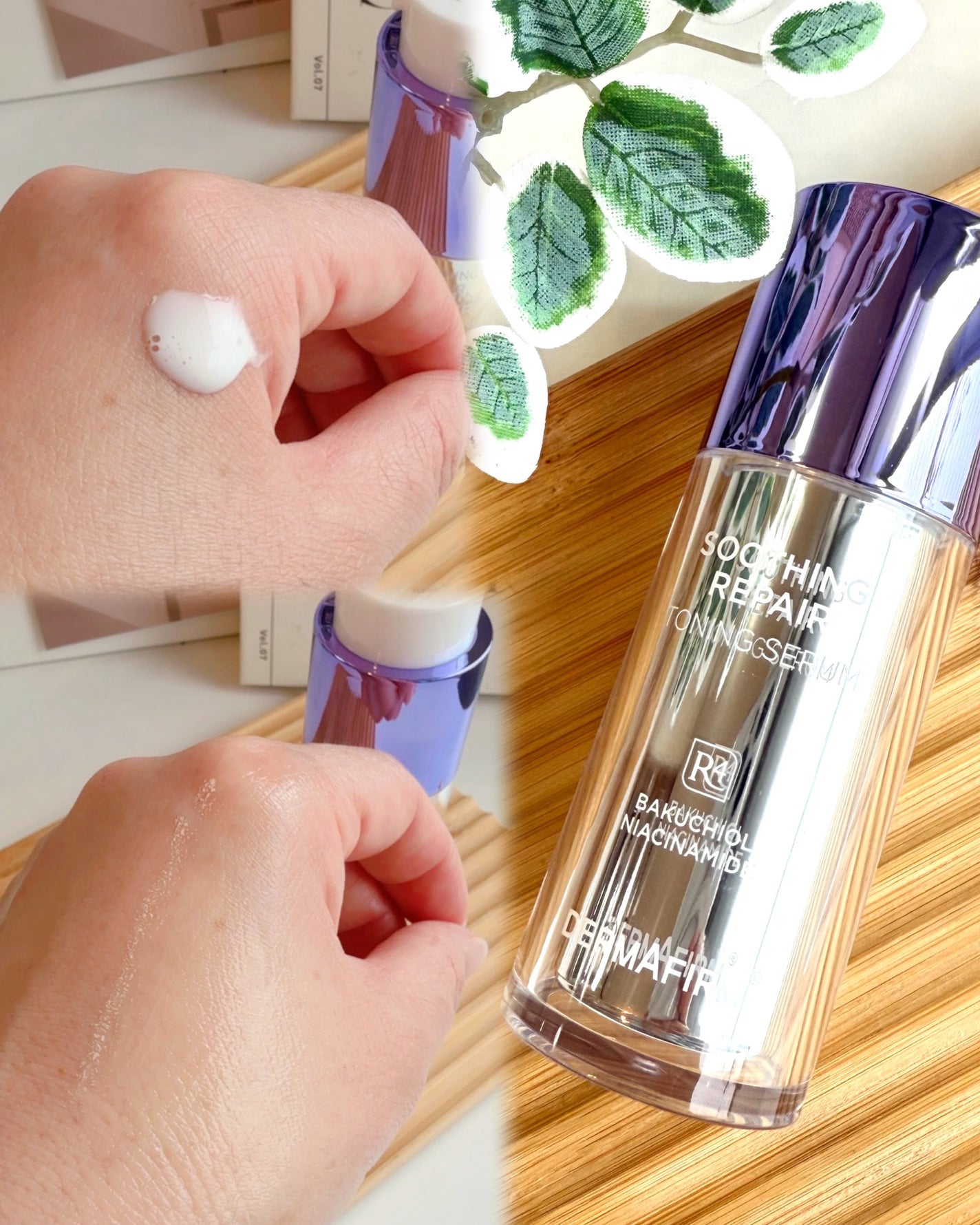 SOOTHING REPAIR TONING SERUM R4/ダーマファーム/美容液を使ったクチコミ(3枚目)