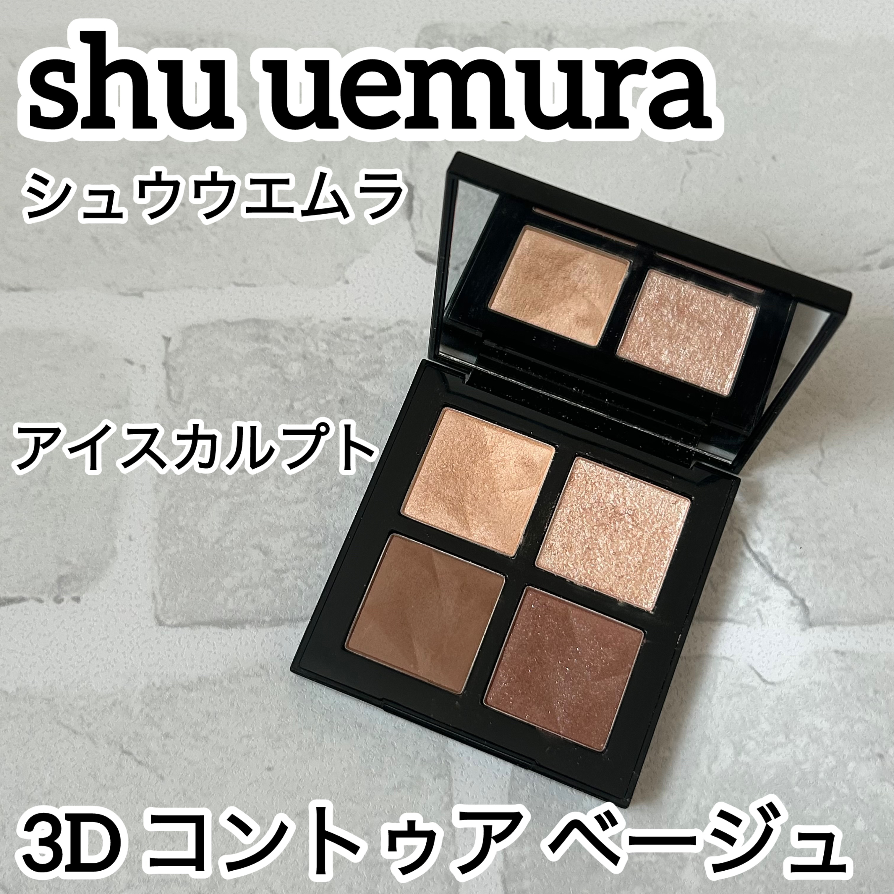 アイスカルプト/shu uemura/アイシャドウパレットを使ったクチコミ（1枚目）