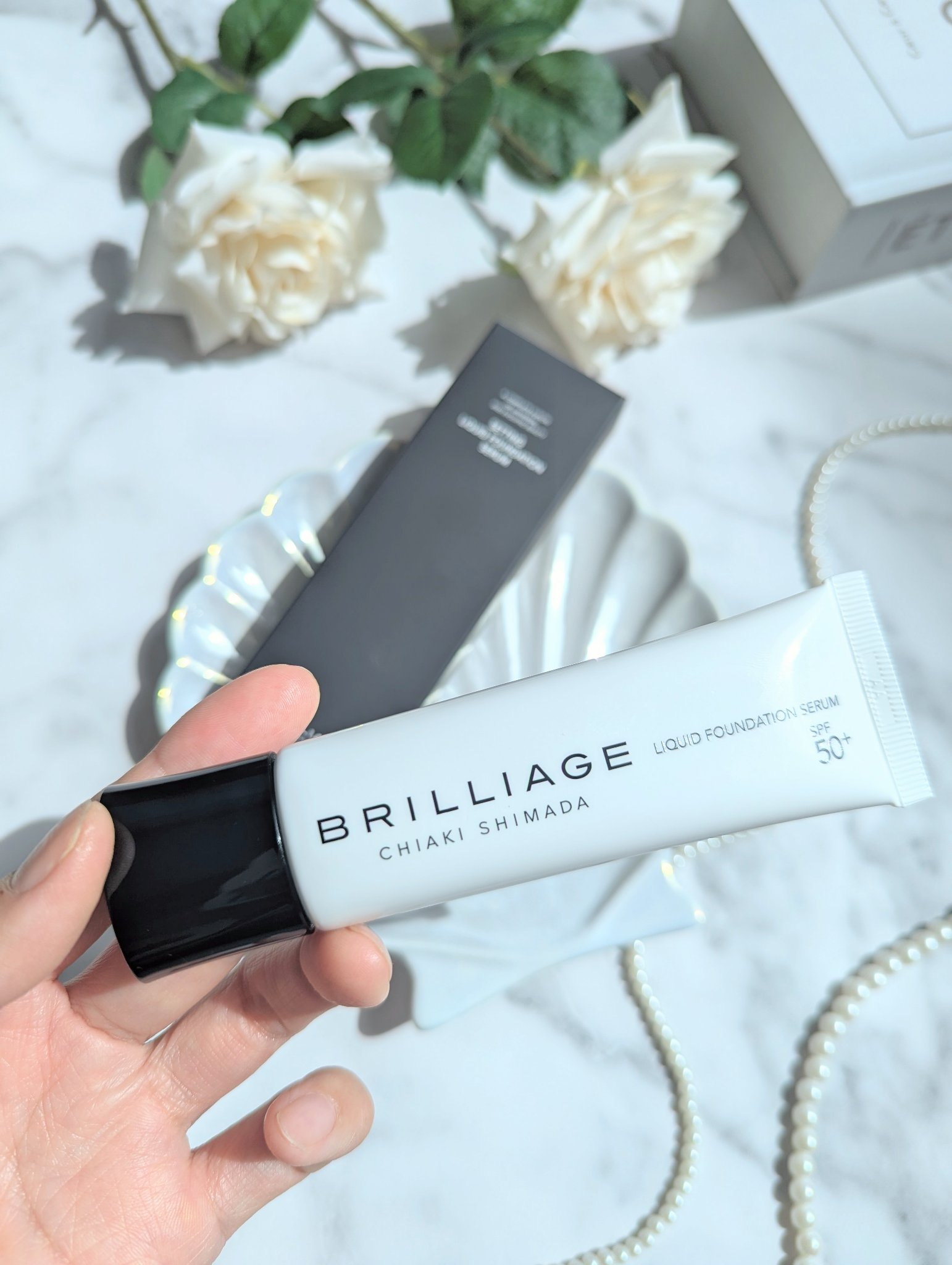 セッティング　リキッドファンデーション　セラム/ブリリアージュ/リキッドファンデーションを使ったクチコミ（3枚目）