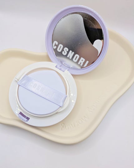 パンテノールバリアクッション/COSNORI/クッションファンデーションを使ったクチコミ(2枚目)