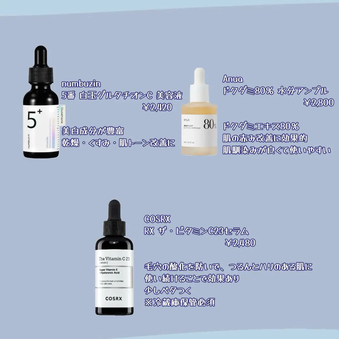 ドクダミ80%スージングアンプル/Anua/美容液を使ったクチコミ(2枚目)