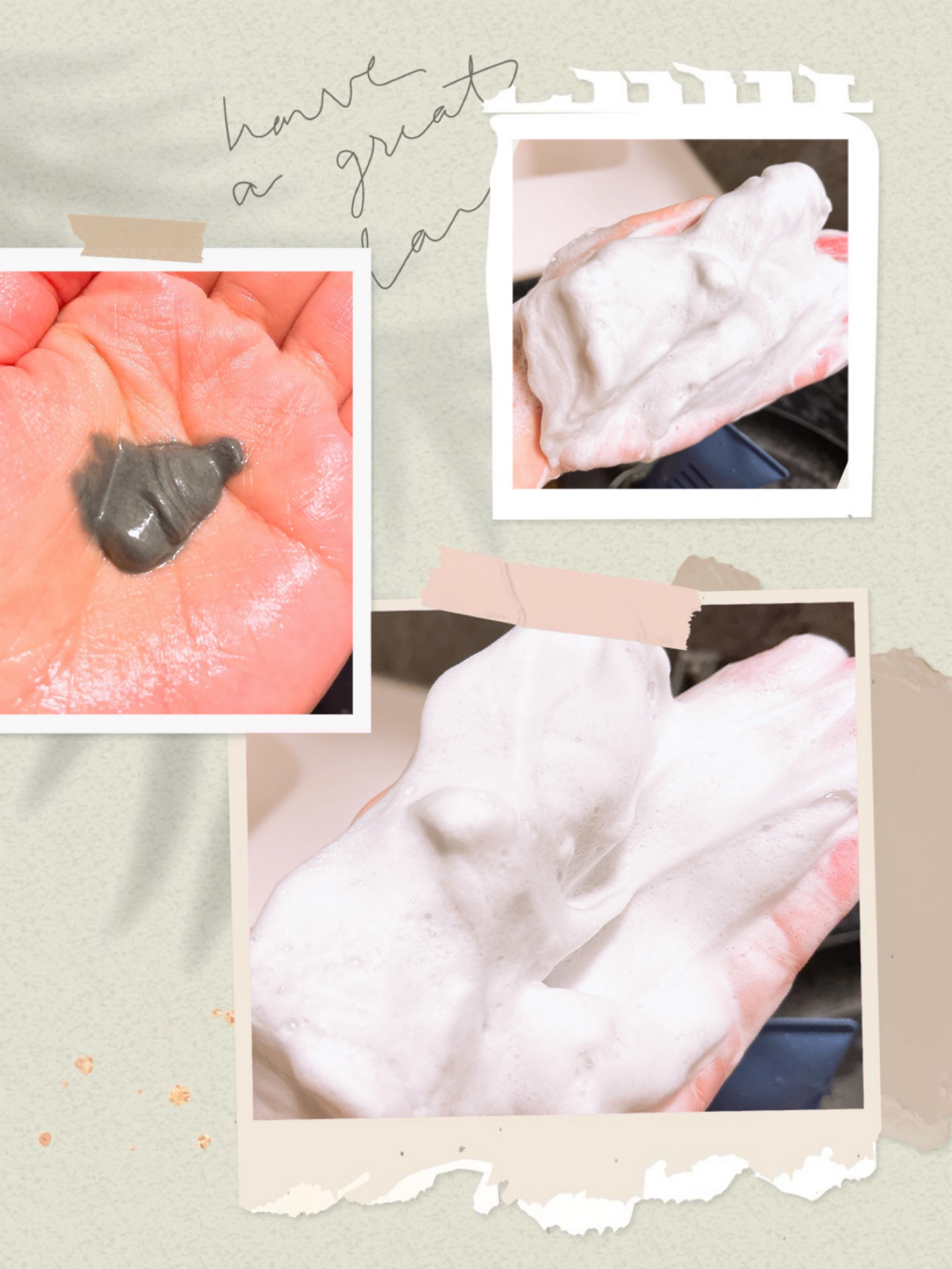 菊炭＆酒粕配合 洗顔フォーム/NAIA/洗顔フォームを使ったクチコミ（2枚目）