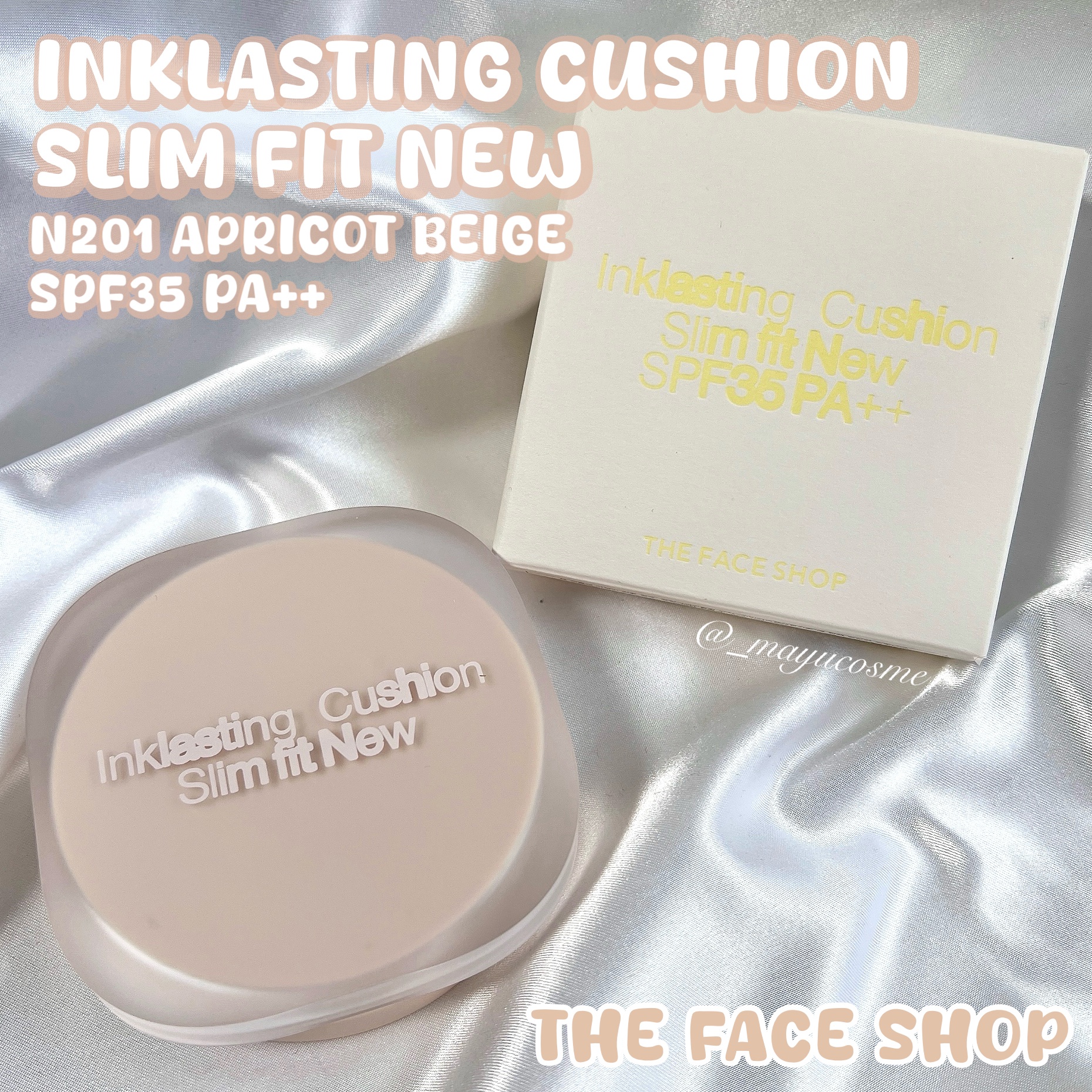 インクラスティングクッションファンデーション/THE FACE SHOP/クッションファンデーションを使ったクチコミ（1枚目）