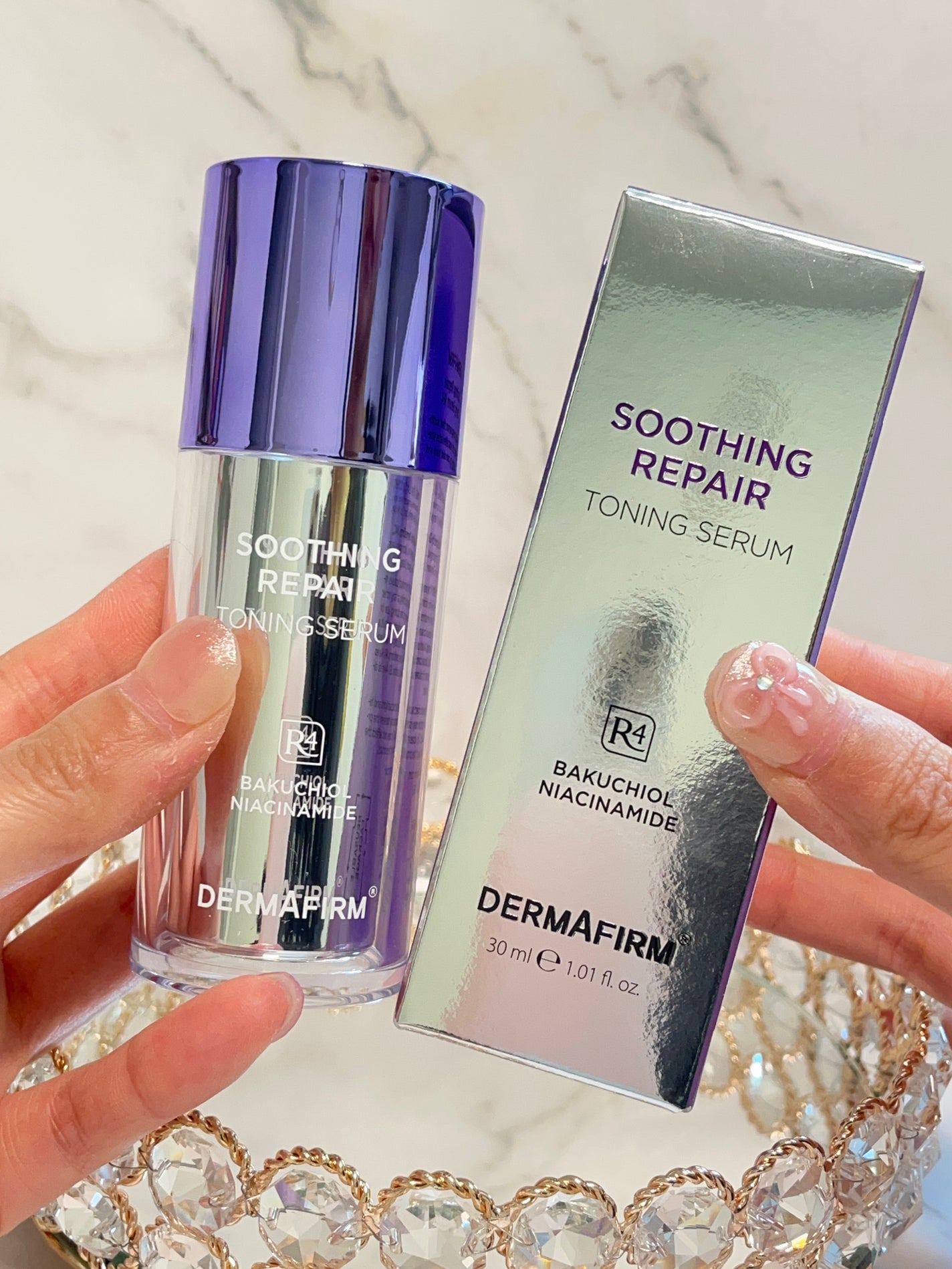 SOOTHING REPAIR TONING SERUM R4/ダーマファーム/美容液を使ったクチコミ(5枚目)