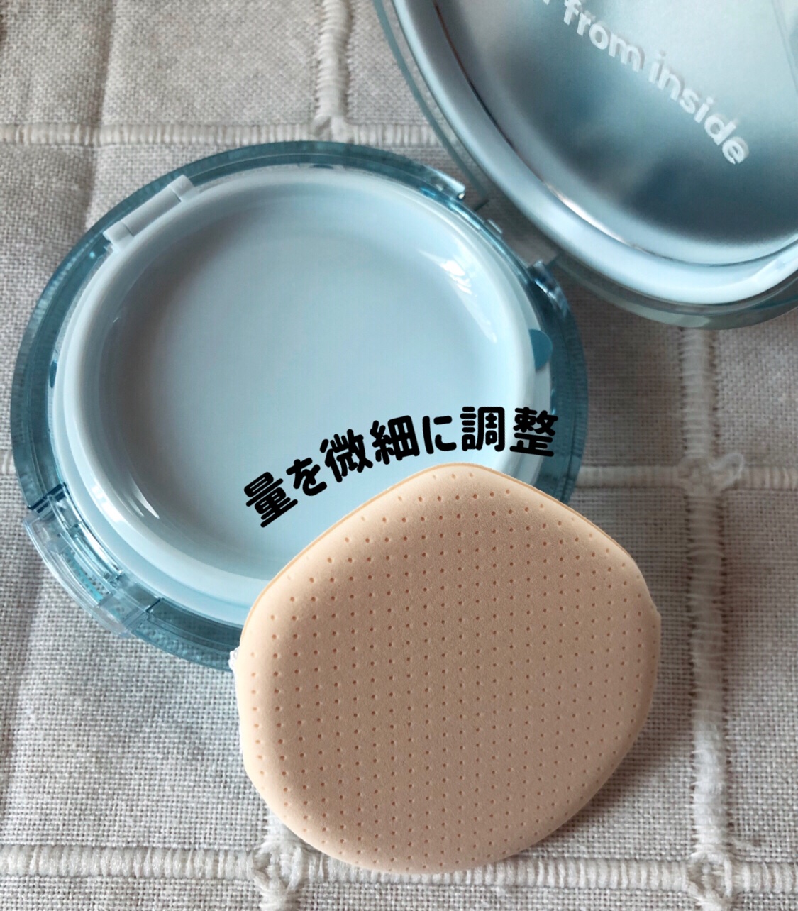 ヘルシーグロウクッション/heyooo/クッションファンデーションを使ったクチコミ（2枚目）