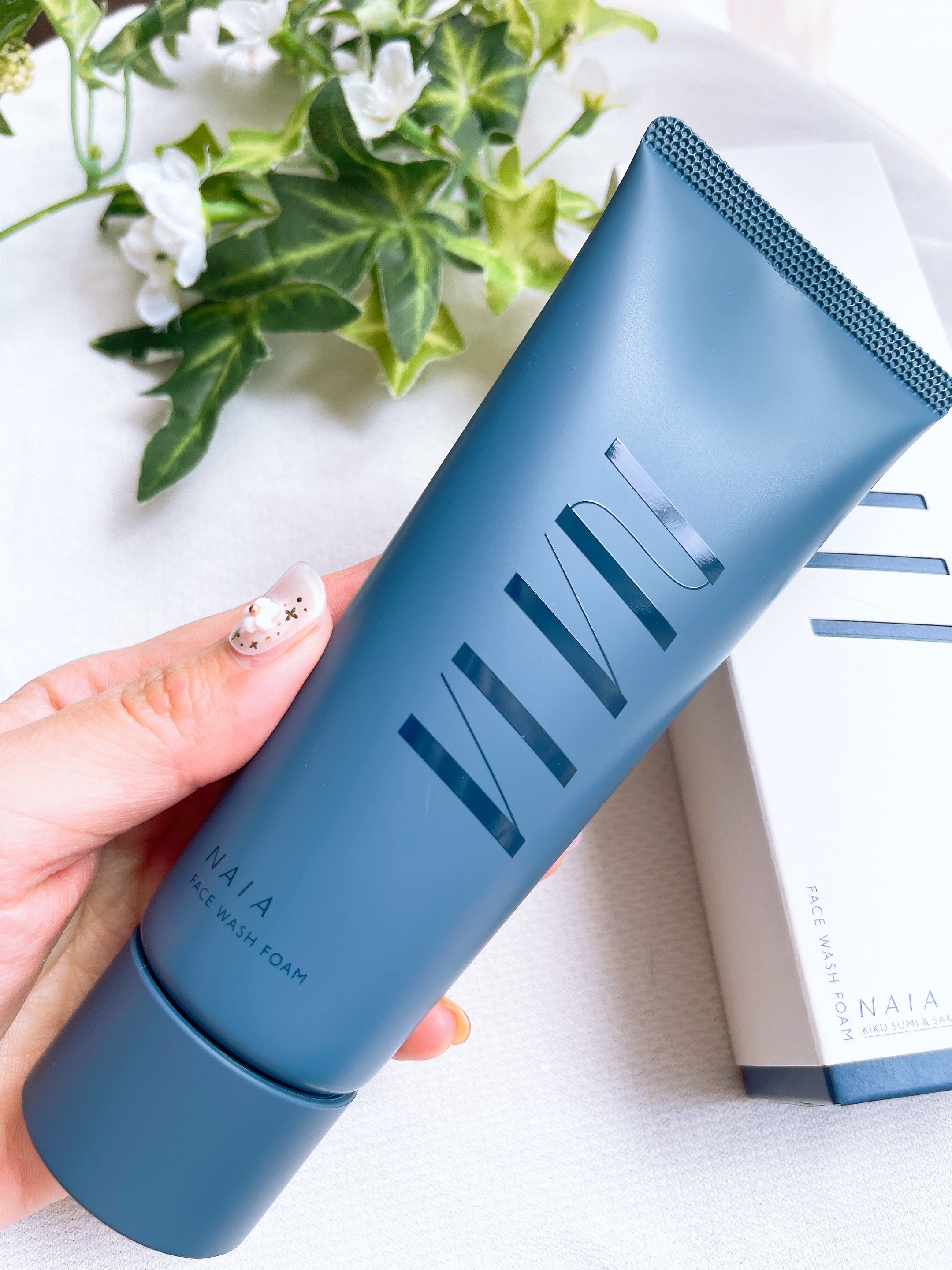 菊炭＆酒粕配合 洗顔フォーム/NAIA/洗顔フォームを使ったクチコミ（3枚目）