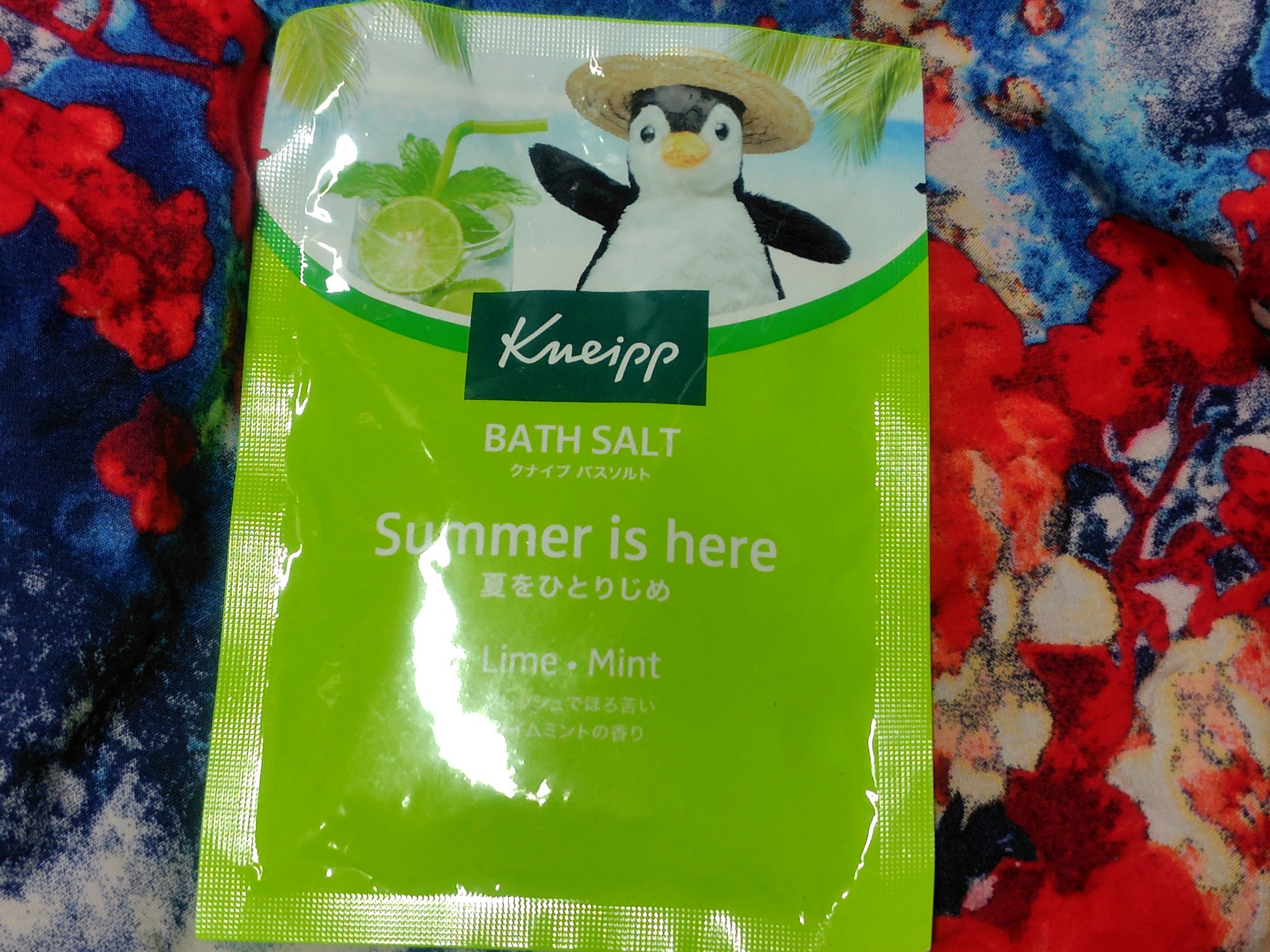 クナイプ バスソルト ライムミントの香り/クナイプ/無機塩系入浴剤を使ったクチコミ（1枚目）