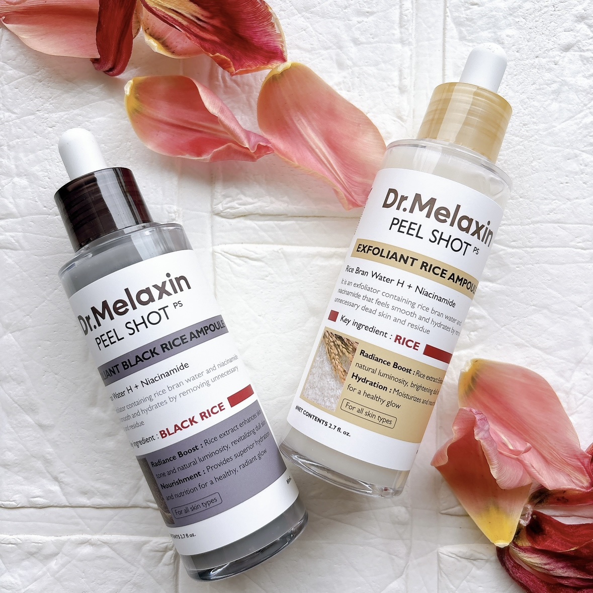 白米ピールショットゴマージュアンプル/Dr.Melaxin/美容液を使ったクチコミ（1枚目）