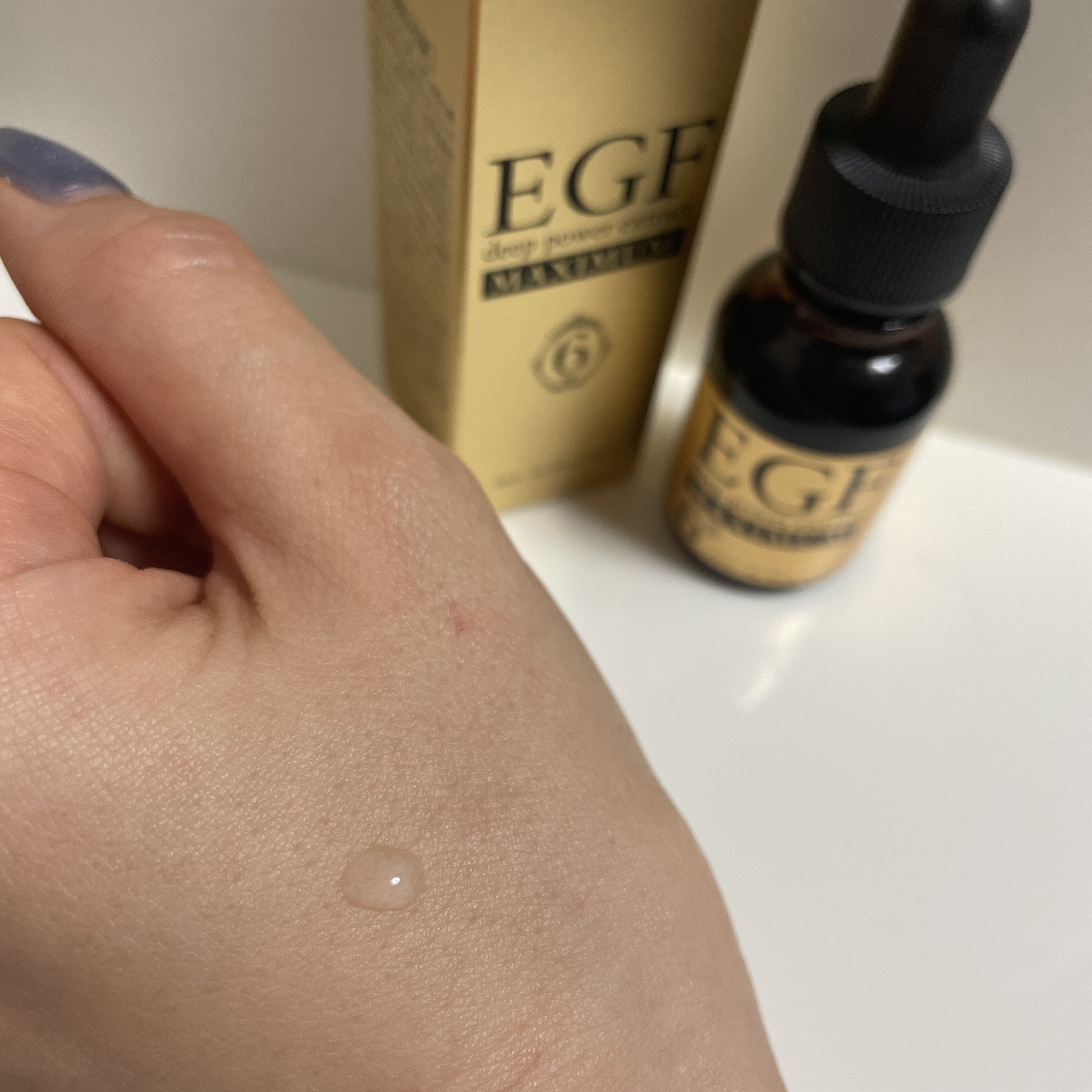 EGF ディープパワーエキス マキシマム /EGF/美容液を使ったクチコミ（2枚目）