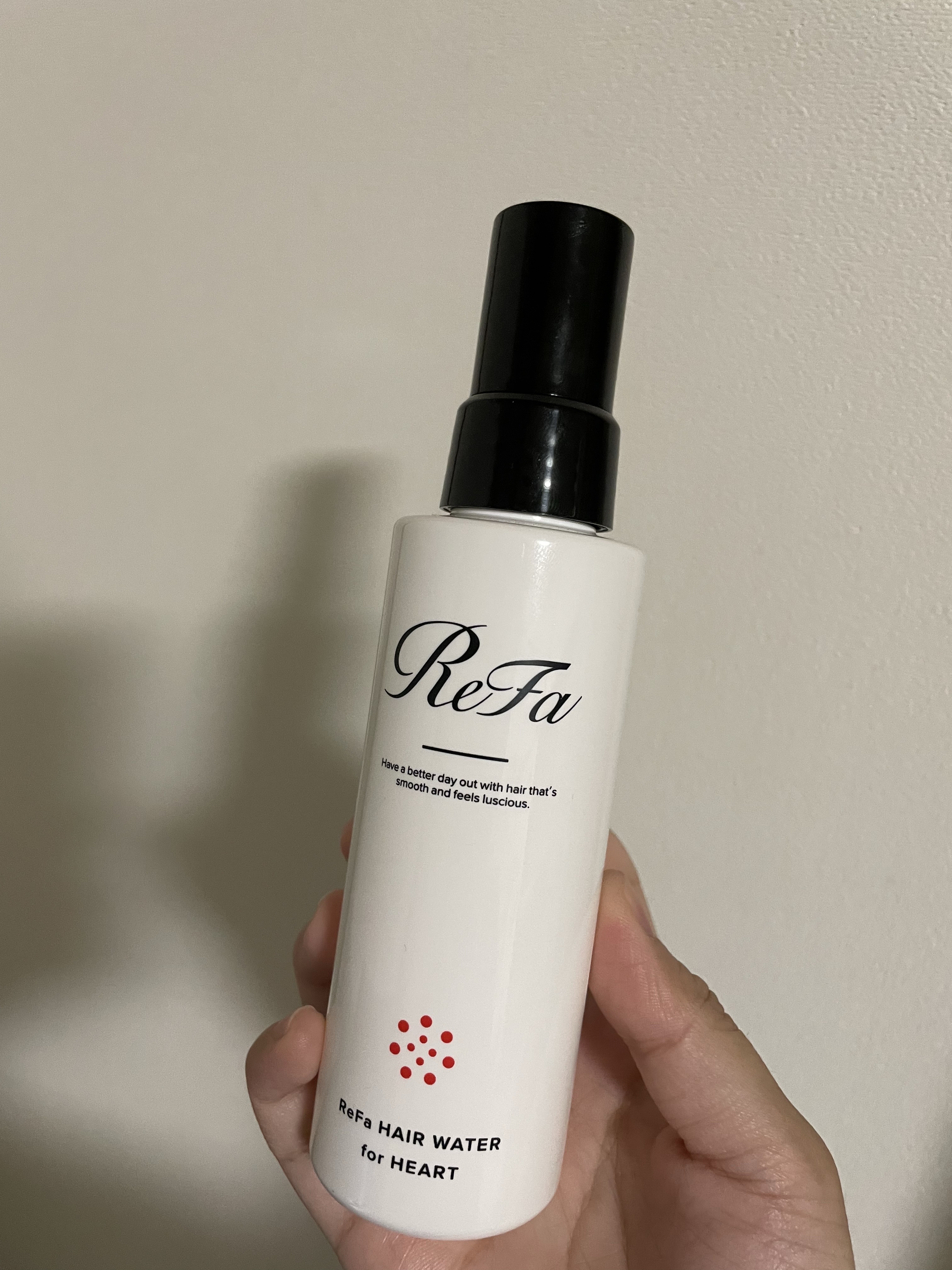ヘアウォーターフォーハート/ReFa/ヘアミストを使ったクチコミ（1枚目）