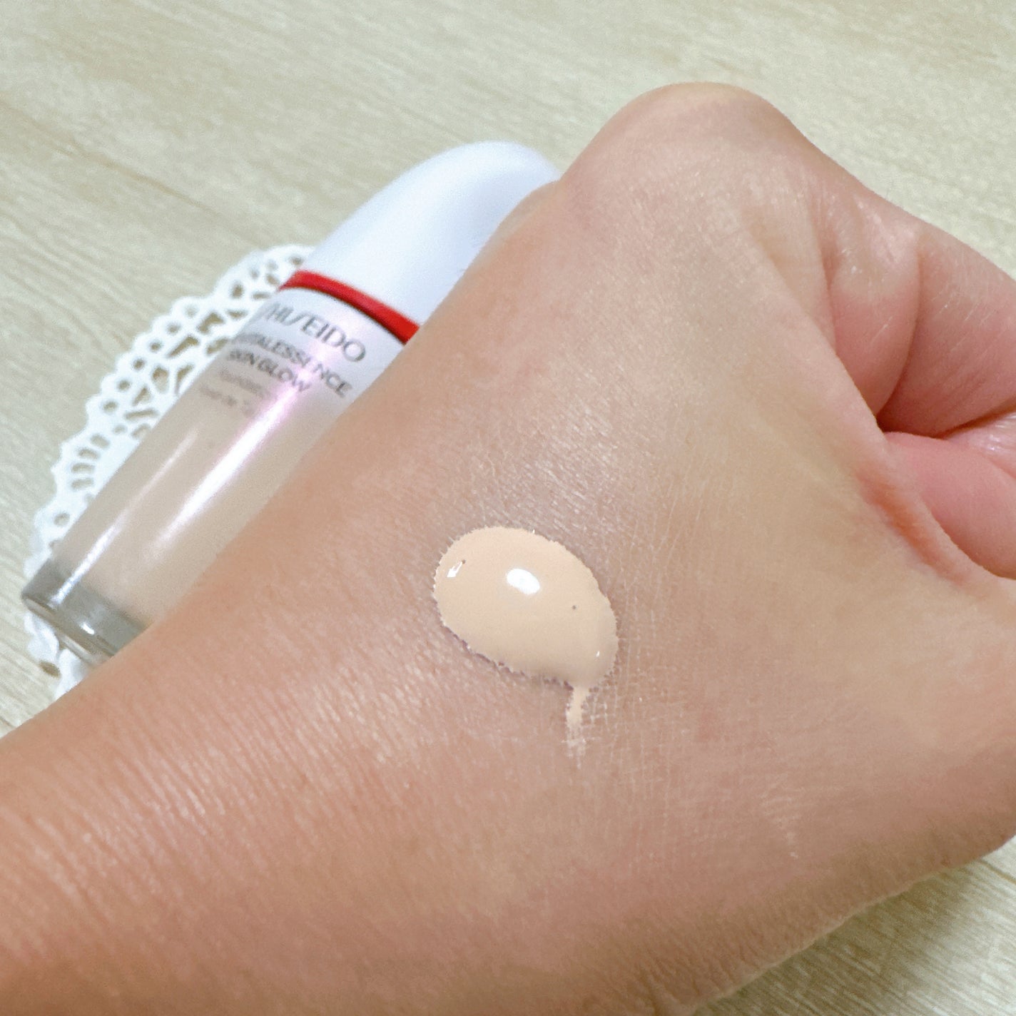 エッセンス スキングロウ ファンデーション/SHISEIDO/リキッドファンデーションを使ったクチコミ(5枚目)