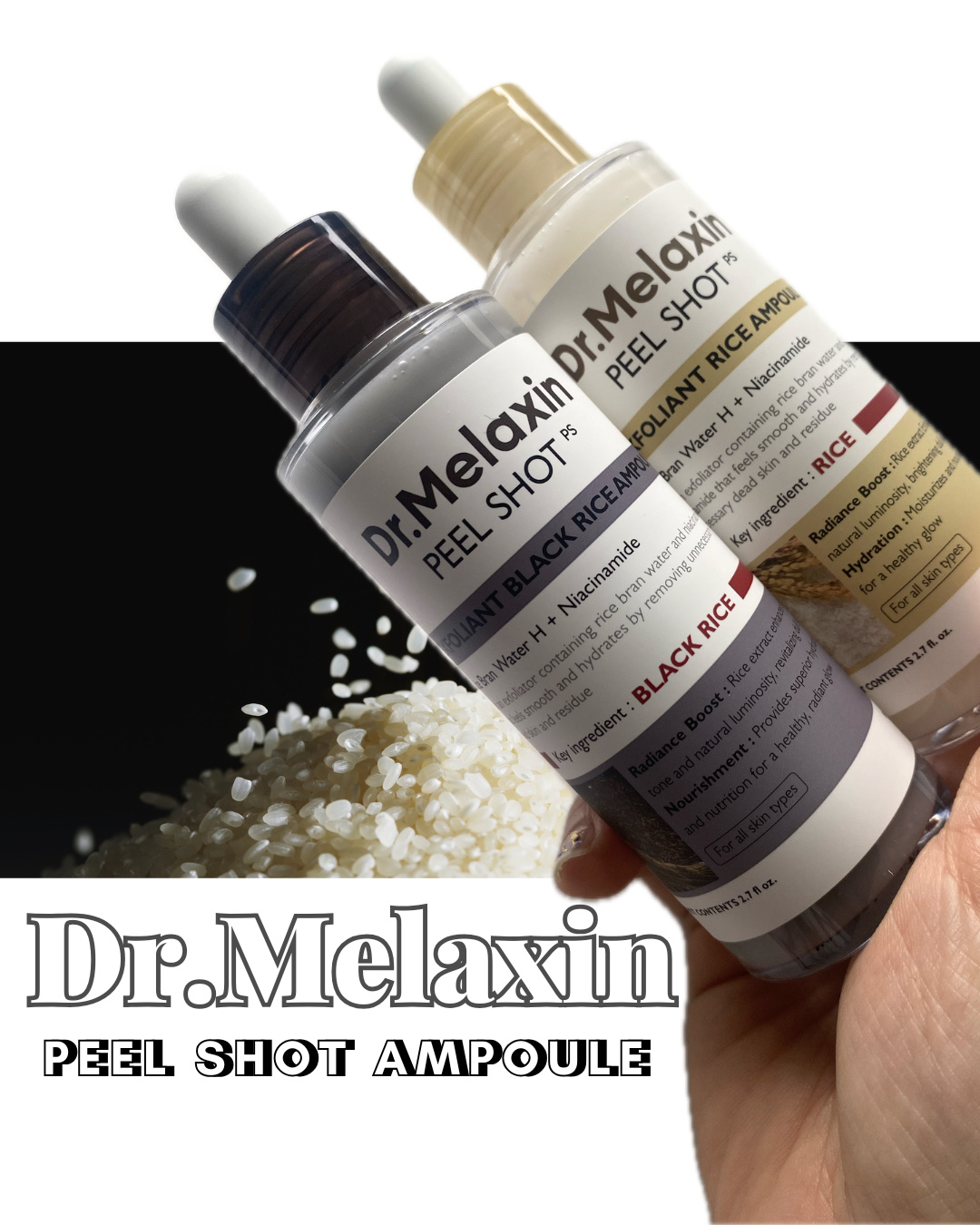 白米ピールショットゴマージュアンプル/Dr.Melaxin/美容液を使ったクチコミ（1枚目）