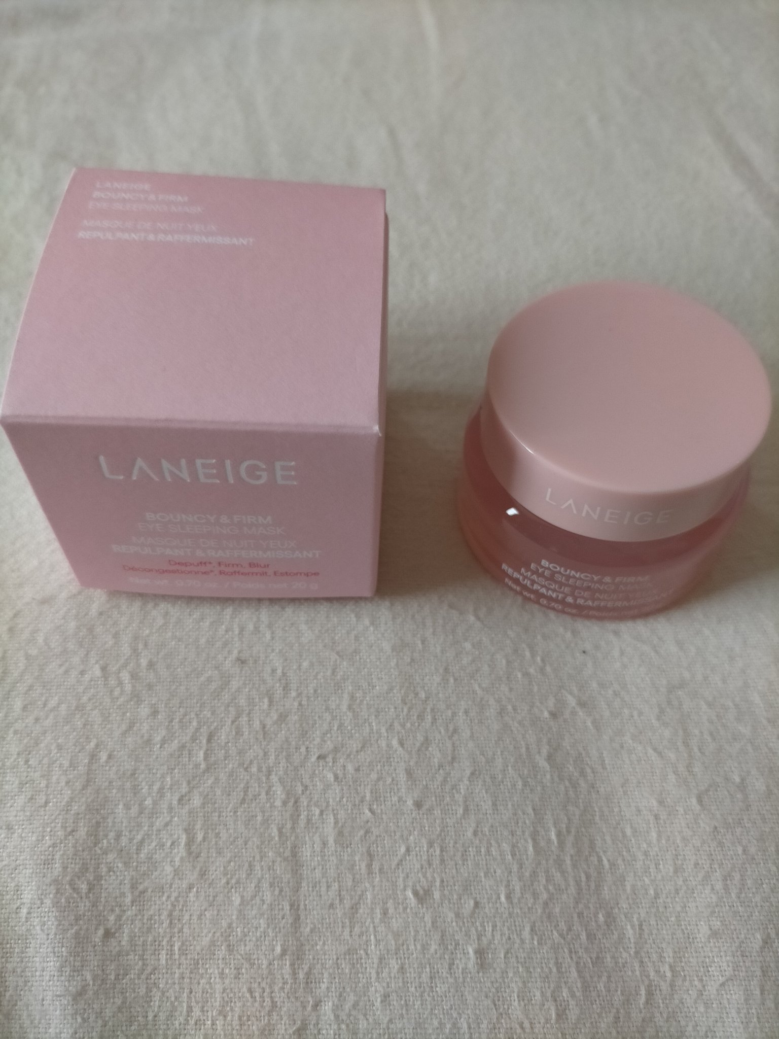 バウンシーアイスリーピングマスク/LANEIGE/アイケア・アイクリームを使ったクチコミ（1枚目）
