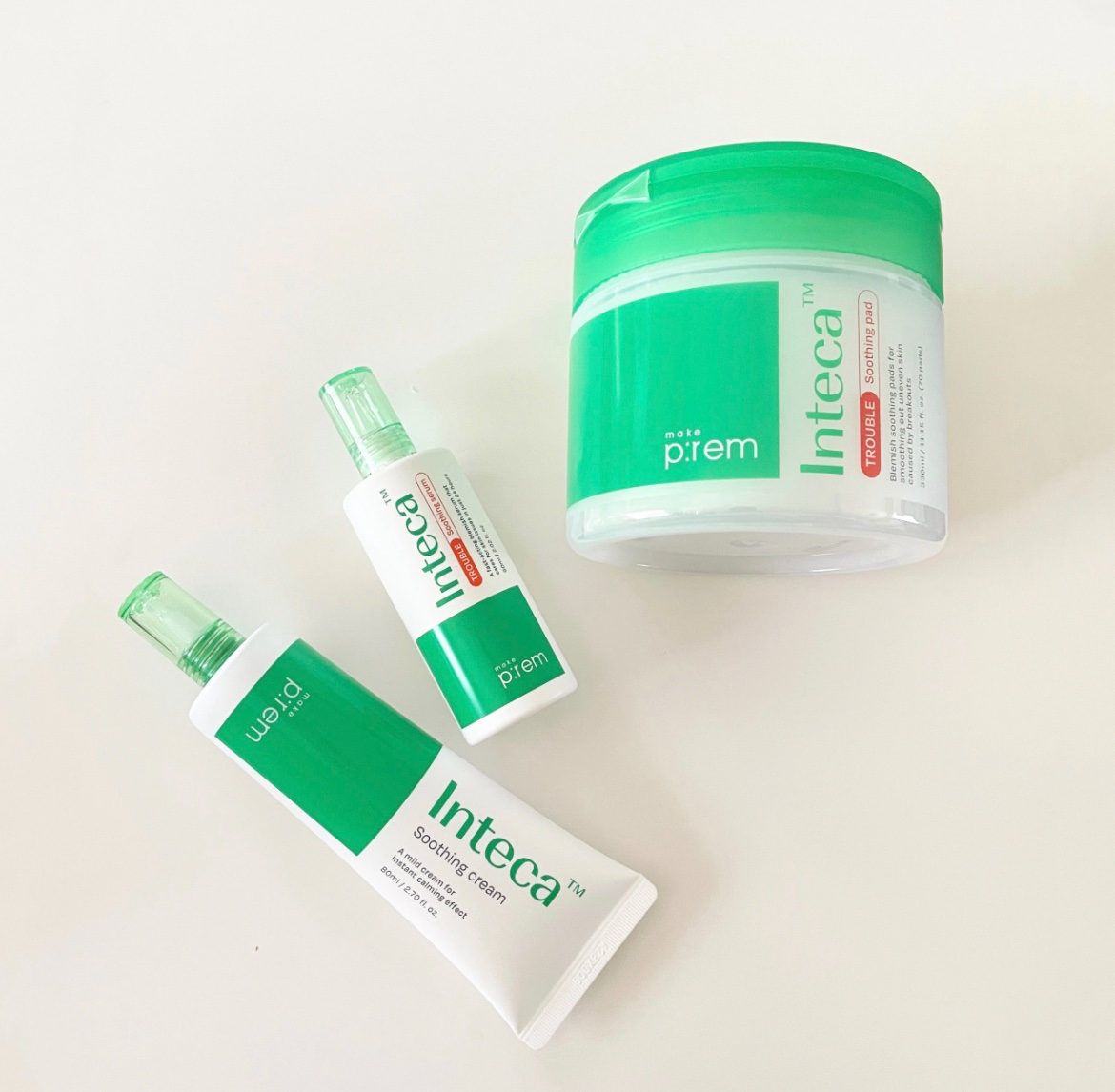 インテカトラブルスージングパッド/make prem/トナーパッドを使ったクチコミ（1枚目）