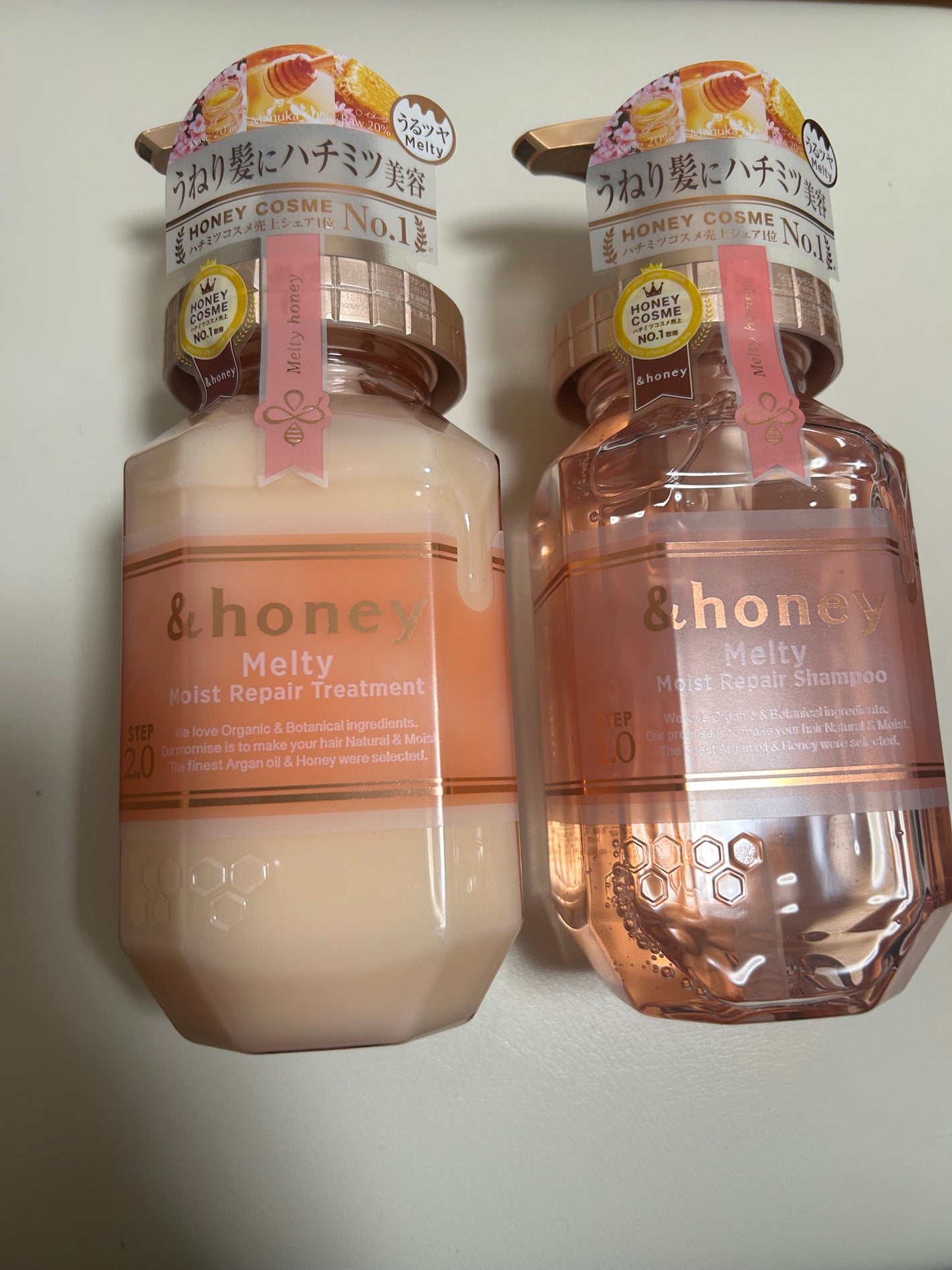 &honey Melty モイストリペア シャンプー1.0/モイストリペア ヘアトリートメント2.0/&honey/市販シャンプーを使ったクチコミ(1枚目)